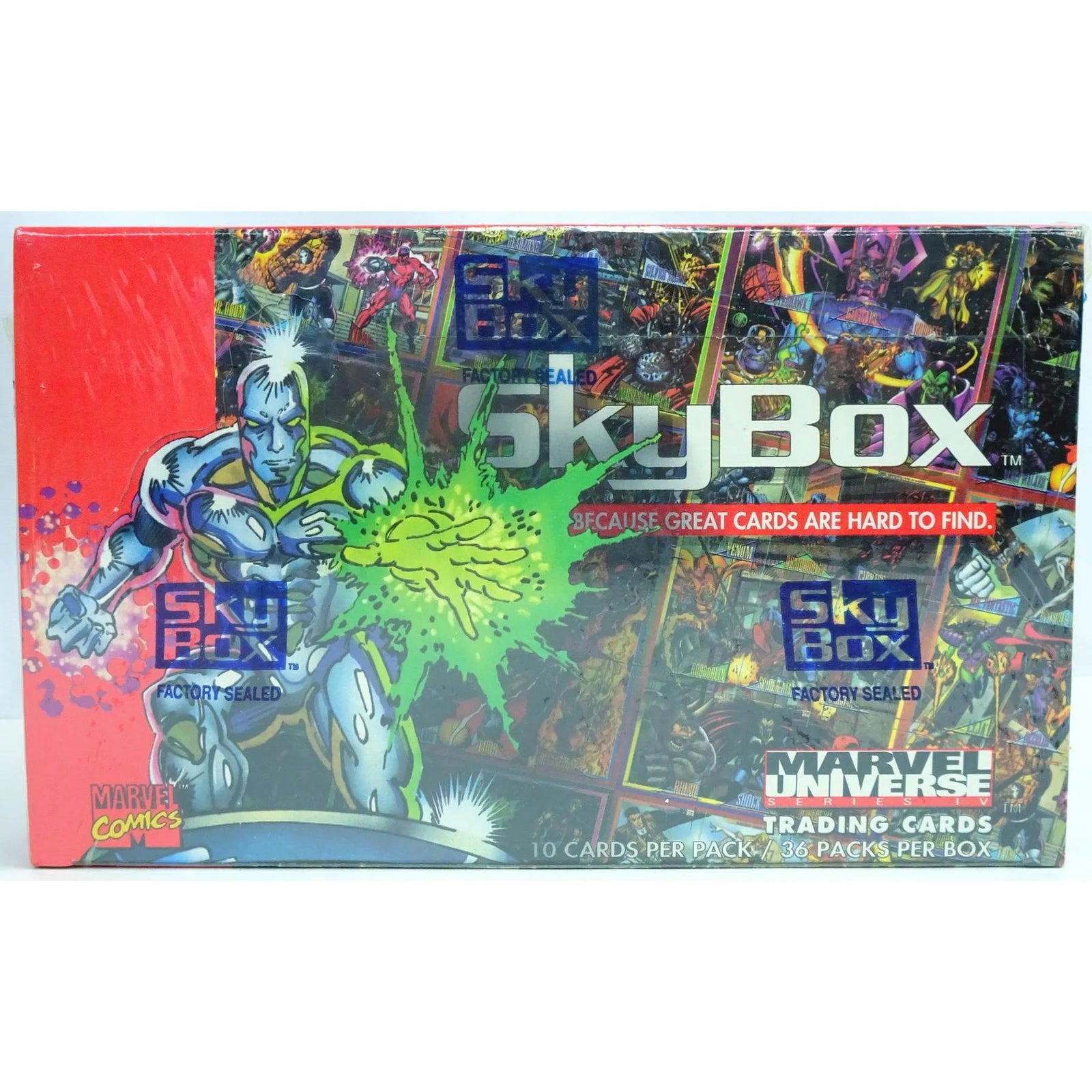 DRAFT - 1993 Skybox Marvel Universe Series 4 Wax Box