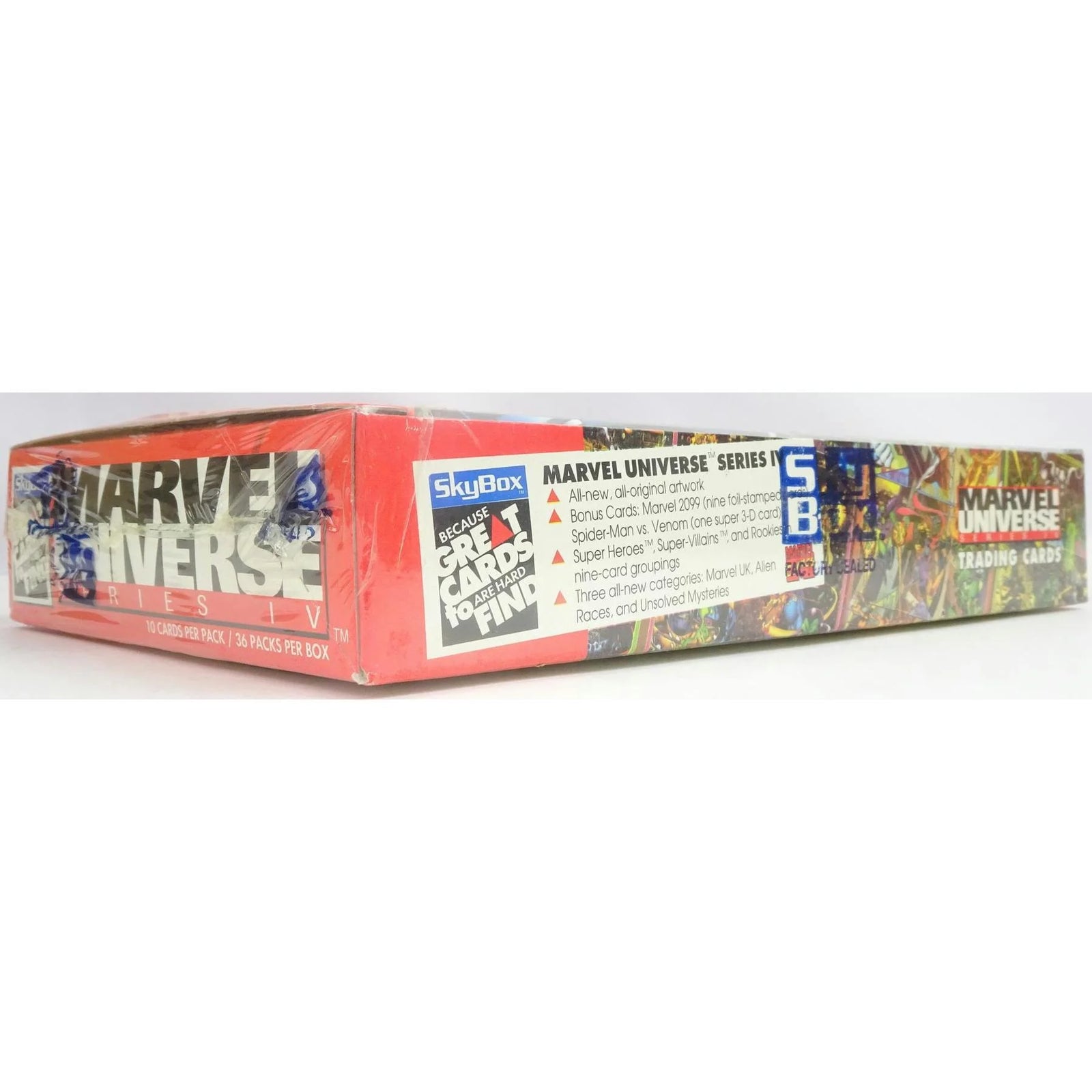 DRAFT - 1993 Skybox Marvel Universe Series 4 Wax Box