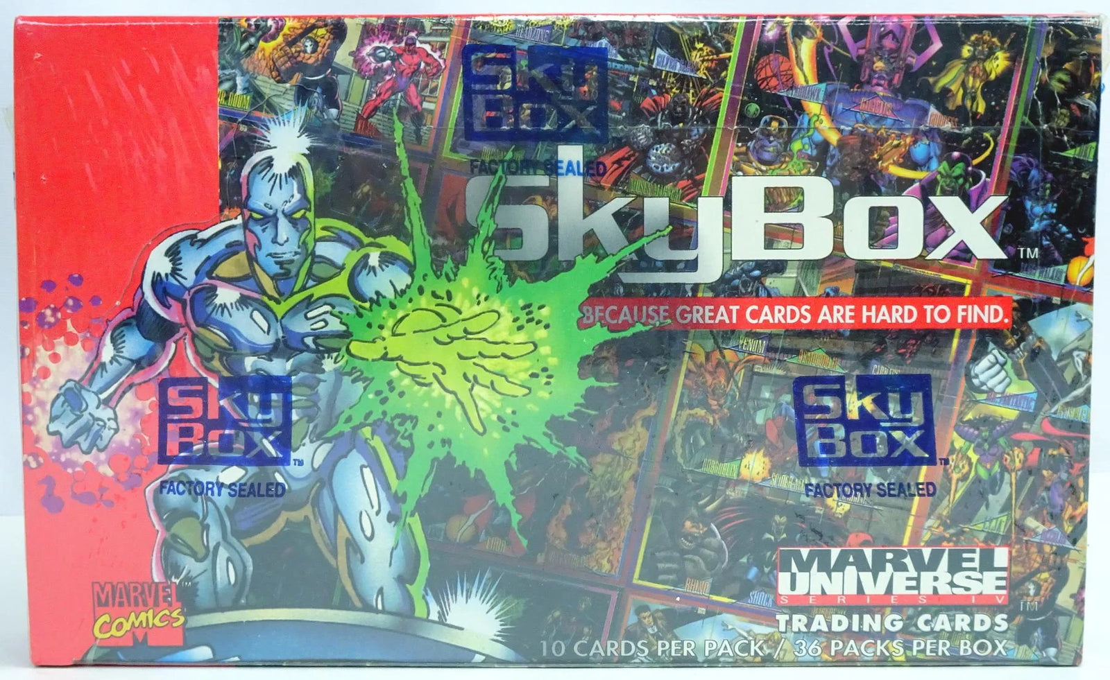 DRAFT - 1993 Skybox Marvel Universe Series 4 Wax Box