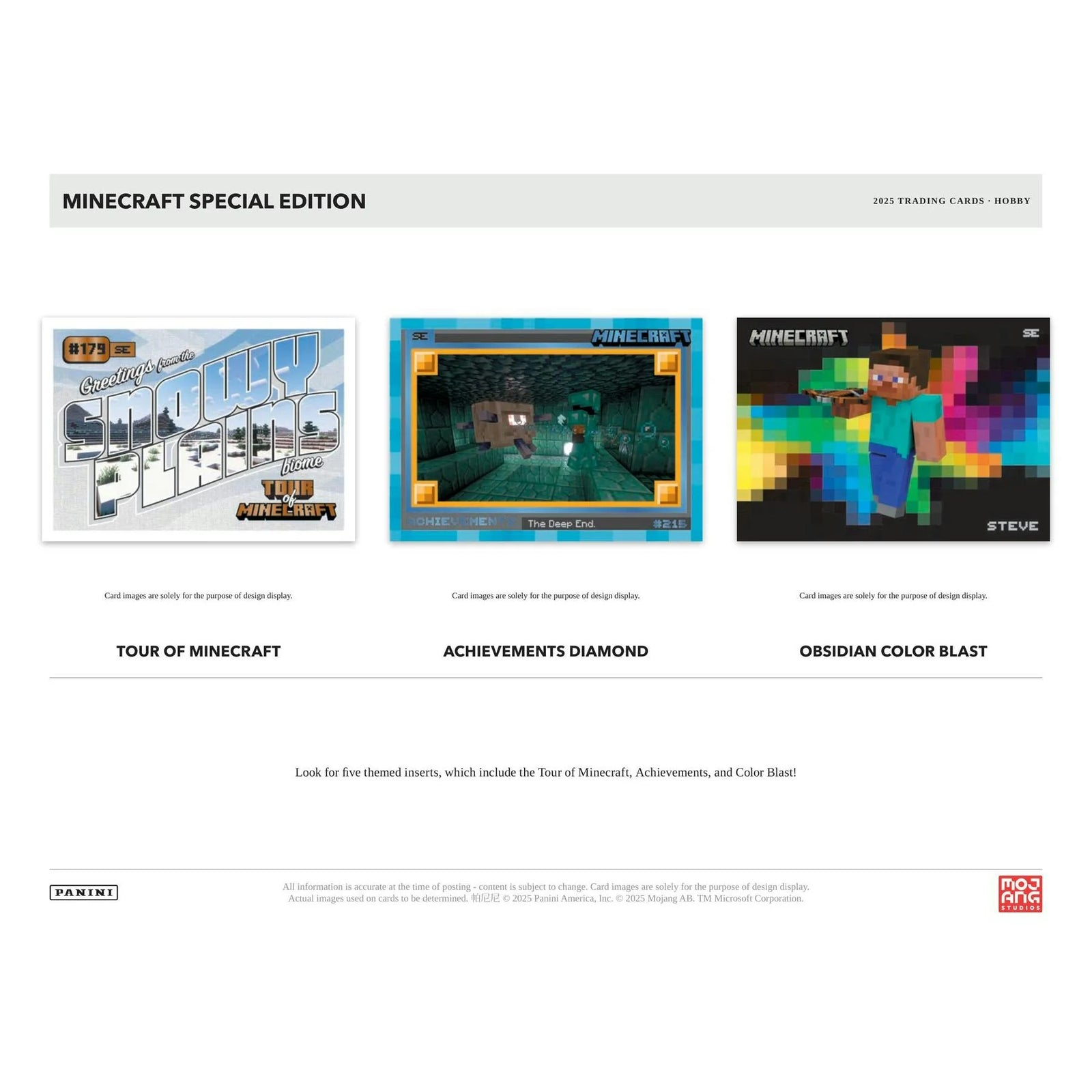 DRAFT - 2025 Panini Minecraft Special Edition Hobby Box | dacardworld:BVAM0PY58P