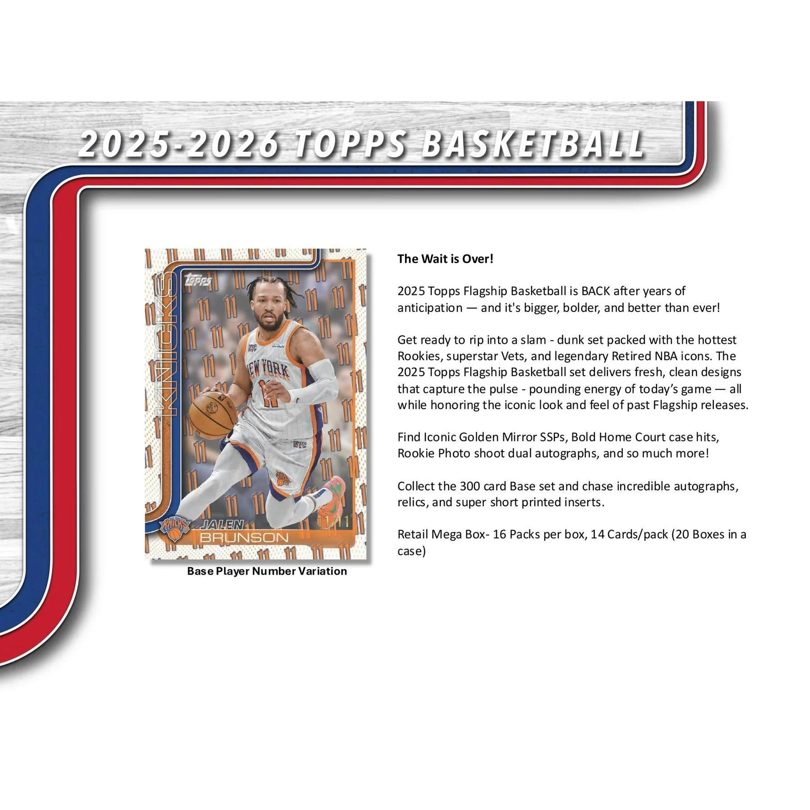 DRAFT - 2025/26 Topps Basketball Mega Box