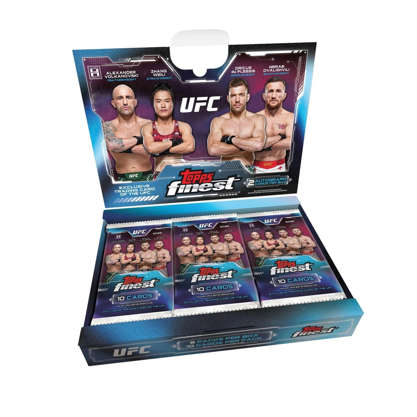 DRAFT - 2025 Topps UFC Finest Hobby Box | dacardworld:BVAO0JP1WI