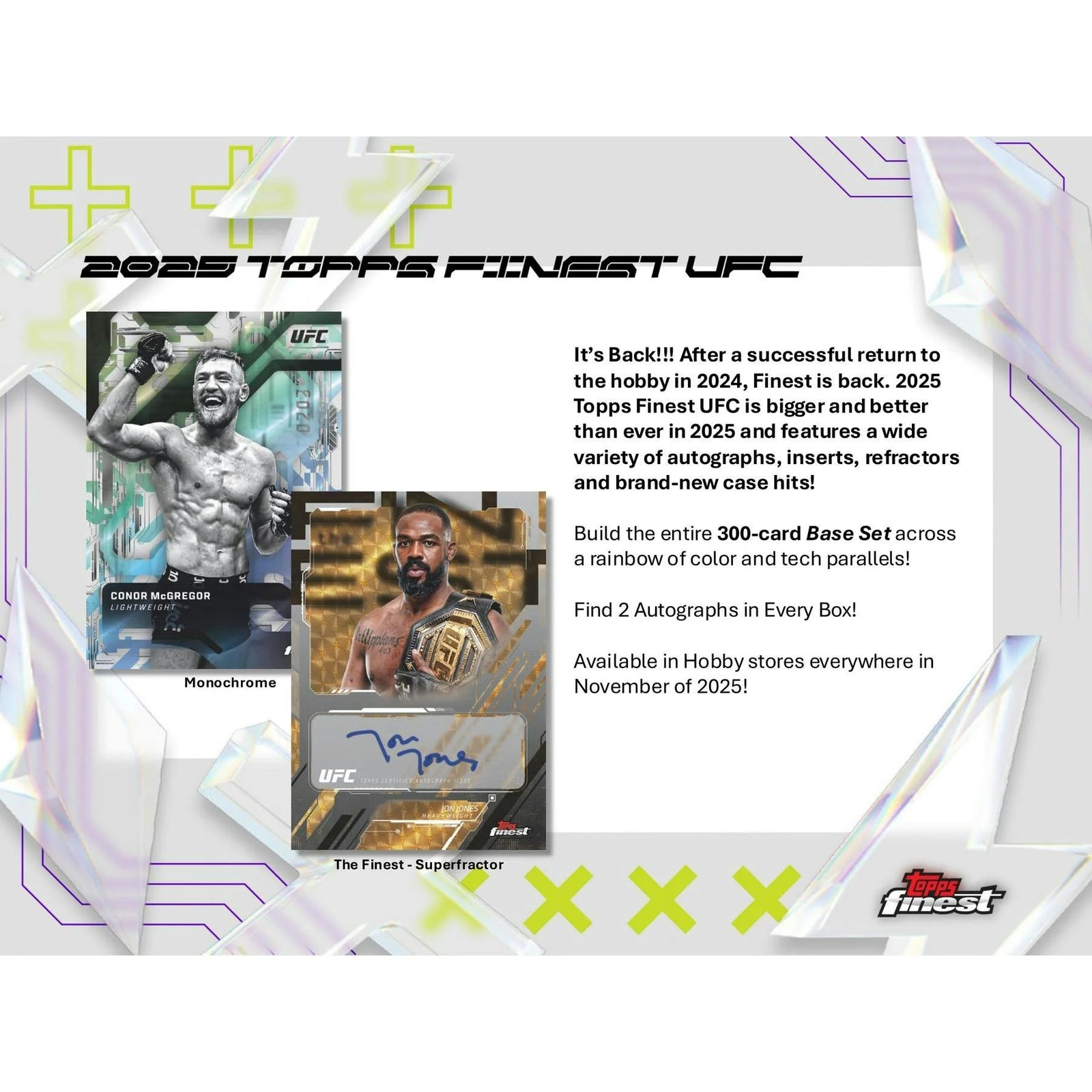 DRAFT - 2025 Topps UFC Finest Hobby Box | dacardworld:BVAO0JP1WI