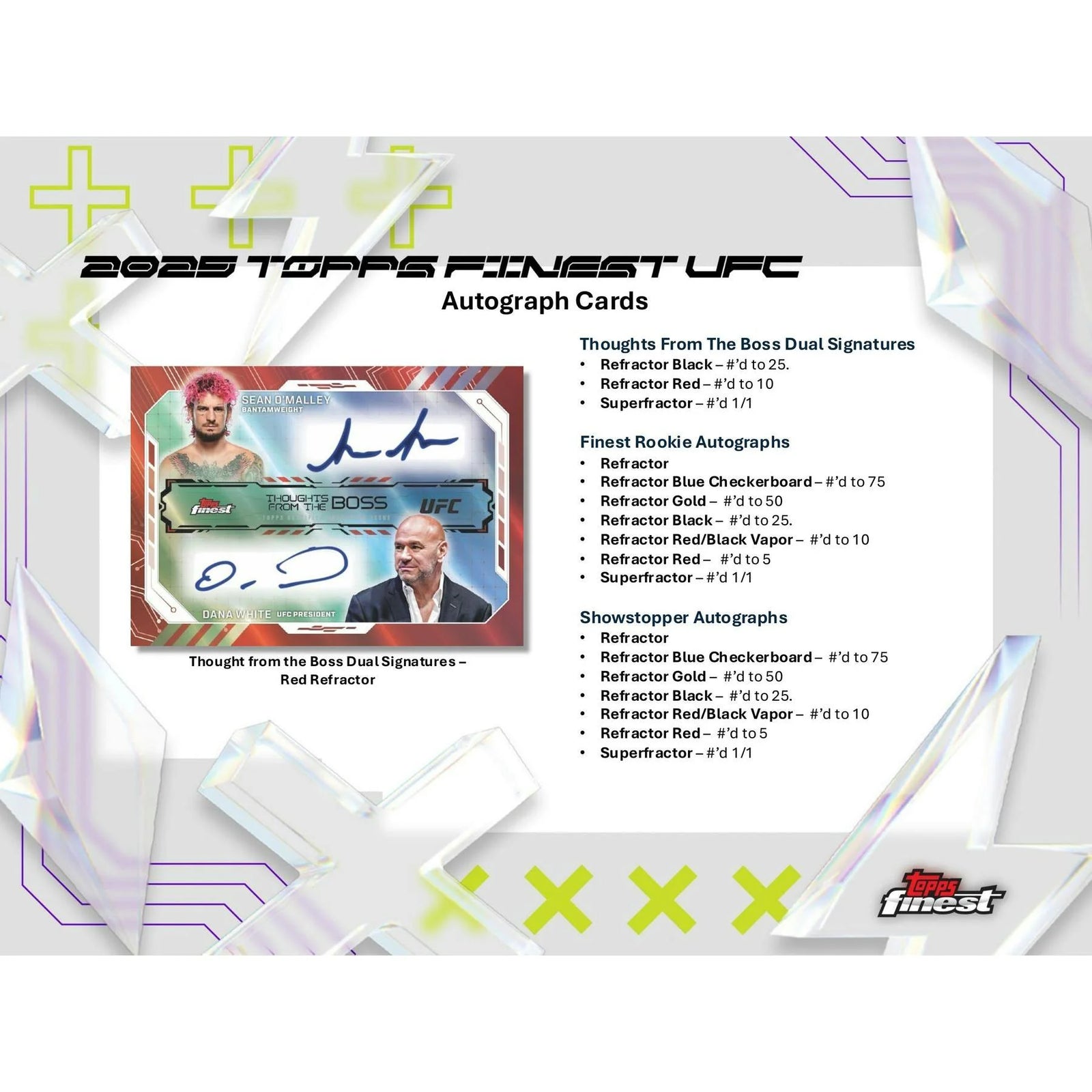 DRAFT - 2025 Topps UFC Finest Hobby Box | dacardworld:BVAO0JP1WI