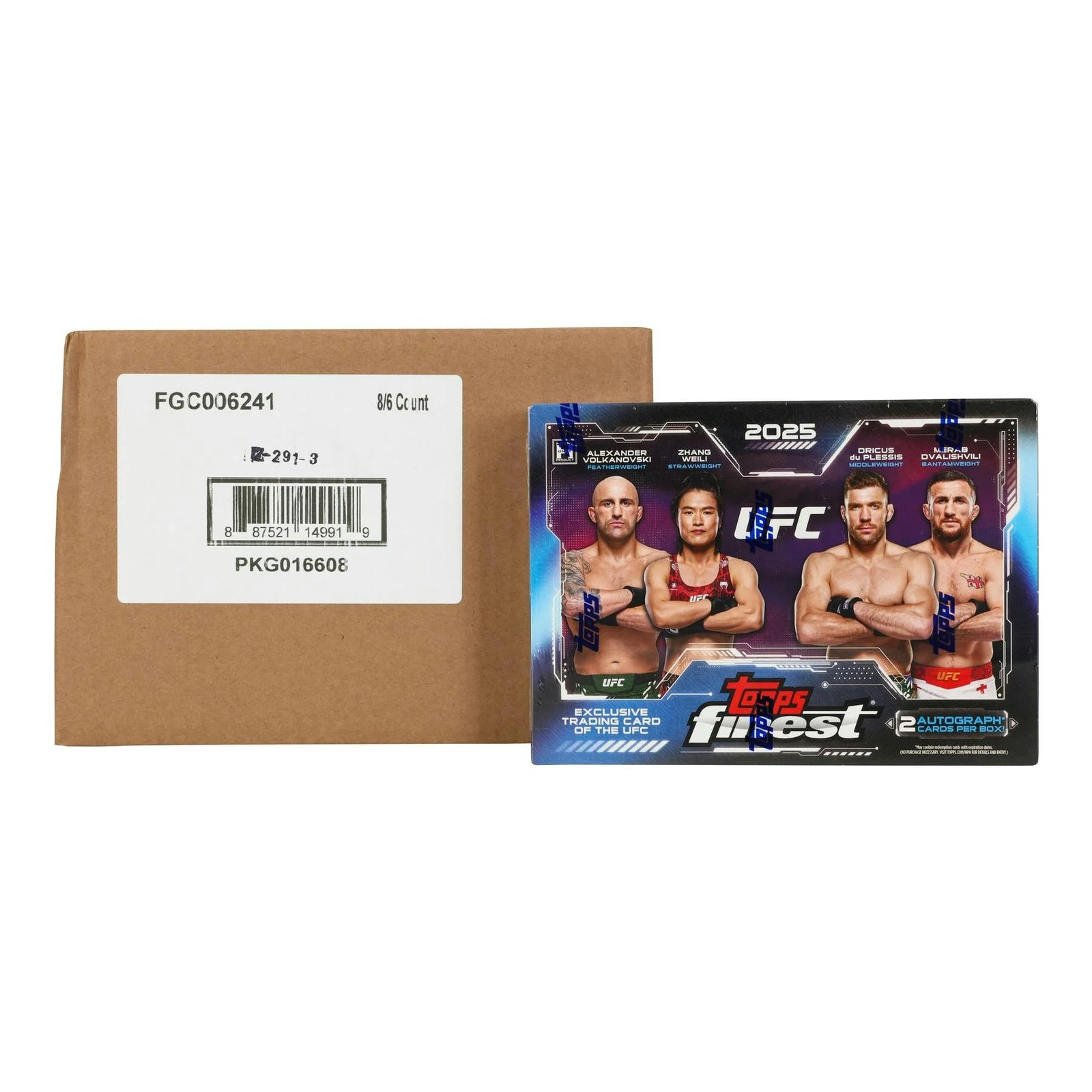 DRAFT - 2025 Topps UFC Finest Hobby 8-Box Case | BVAO0KI2CJ