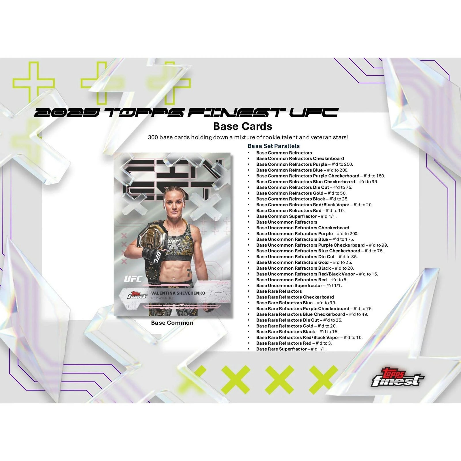 DRAFT - 2025 Topps UFC Finest Hobby 8-Box Case | BVAO0KI2CJ