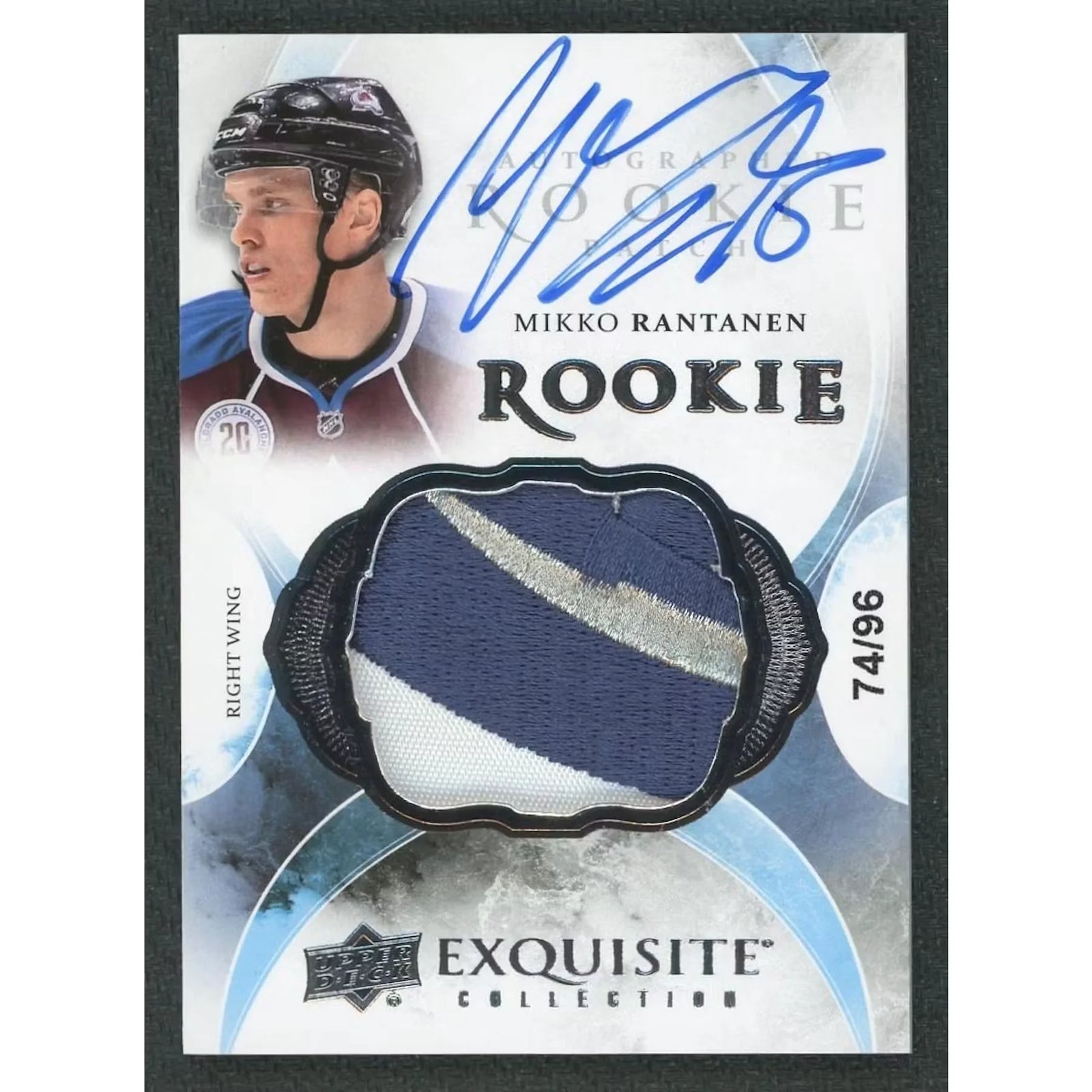 Mikko Rantanen 2015-16 SP Authentic Rookie Auto Patch Card |/99