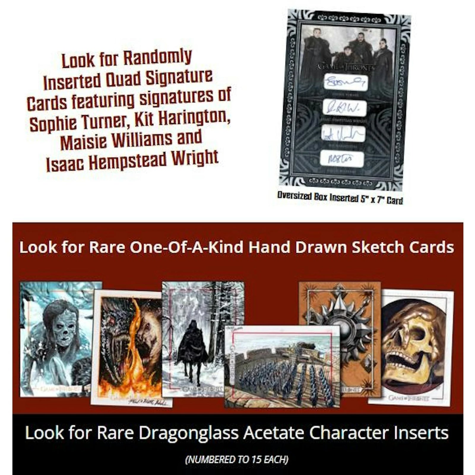 DRAFT - Game of Thrones The Great Houses Hobby 20-Box Case | 2025 Rittenhouse