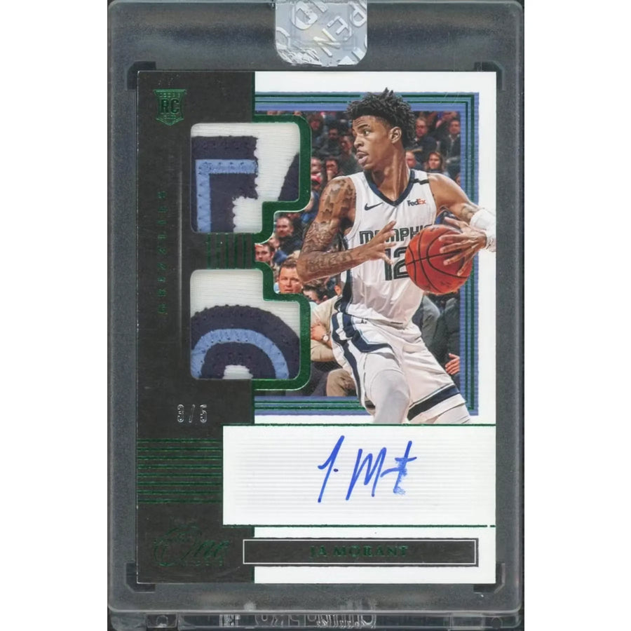 Ja Morant Signed 2019-20 Panini One and One Card | RPA/5