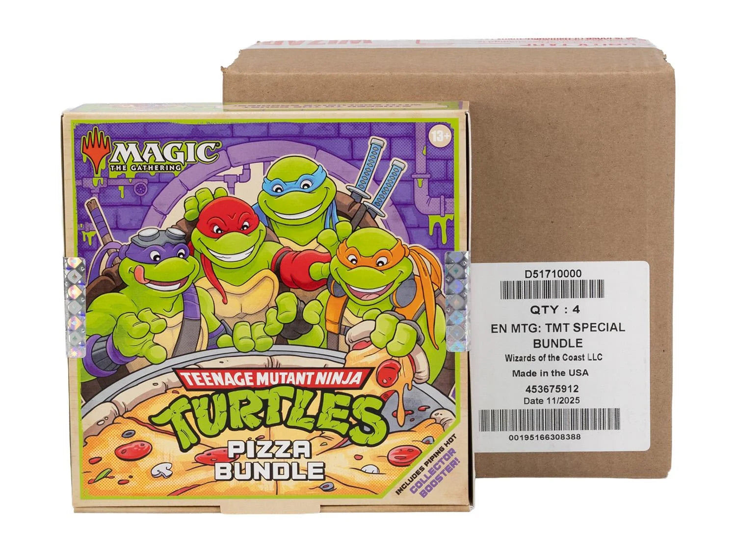 DRAFT - Magic the Gathering TMNT Pizza Bundle | 4-Box Sealed Case