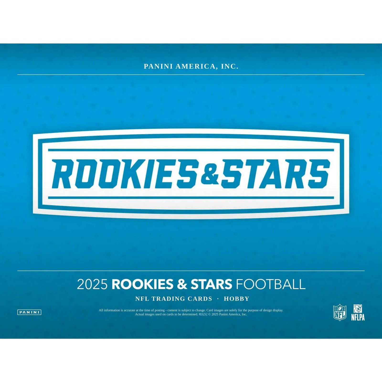 DRAFT - 2025 Panini Rookies & Stars Football Hobby 14-Box Case