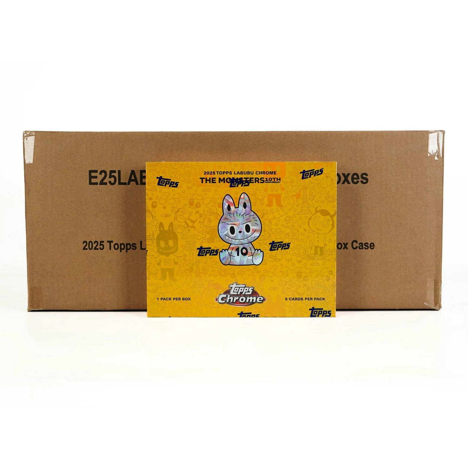 DRAFT - 2025 Topps Labuubi Chrome 20-Box Case | Modern Release