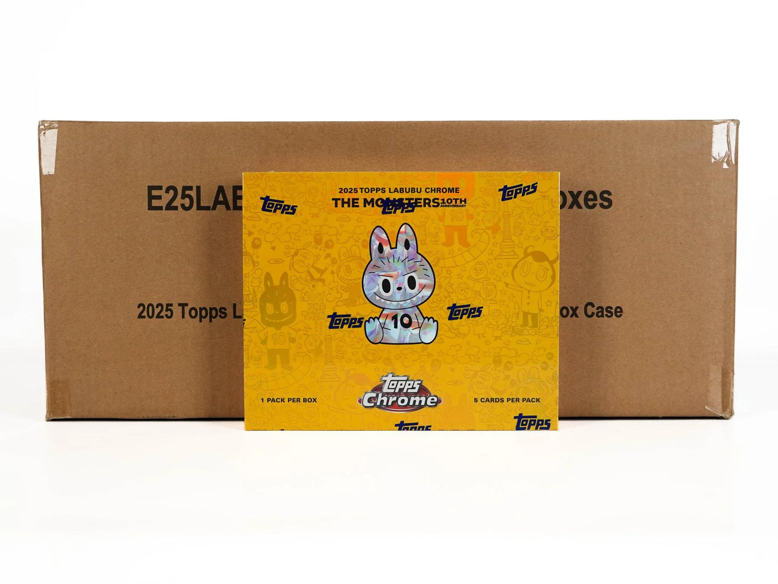 DRAFT - 2025 Topps Labuubi Chrome 20-Box Case | Modern Release