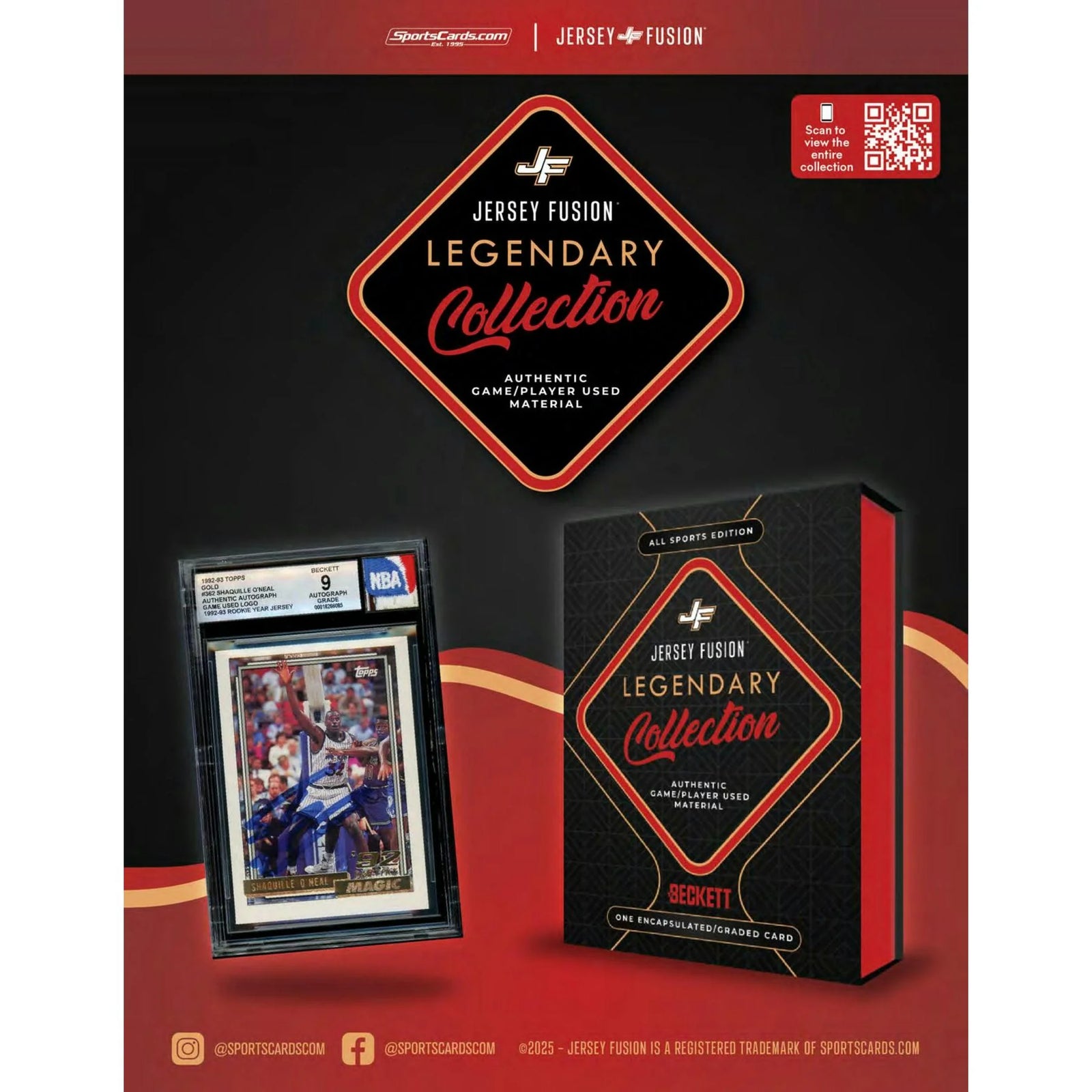 DRAFT - Just In 2025 Jersey Fusion Legendary Collection Hobby 8-Box Case