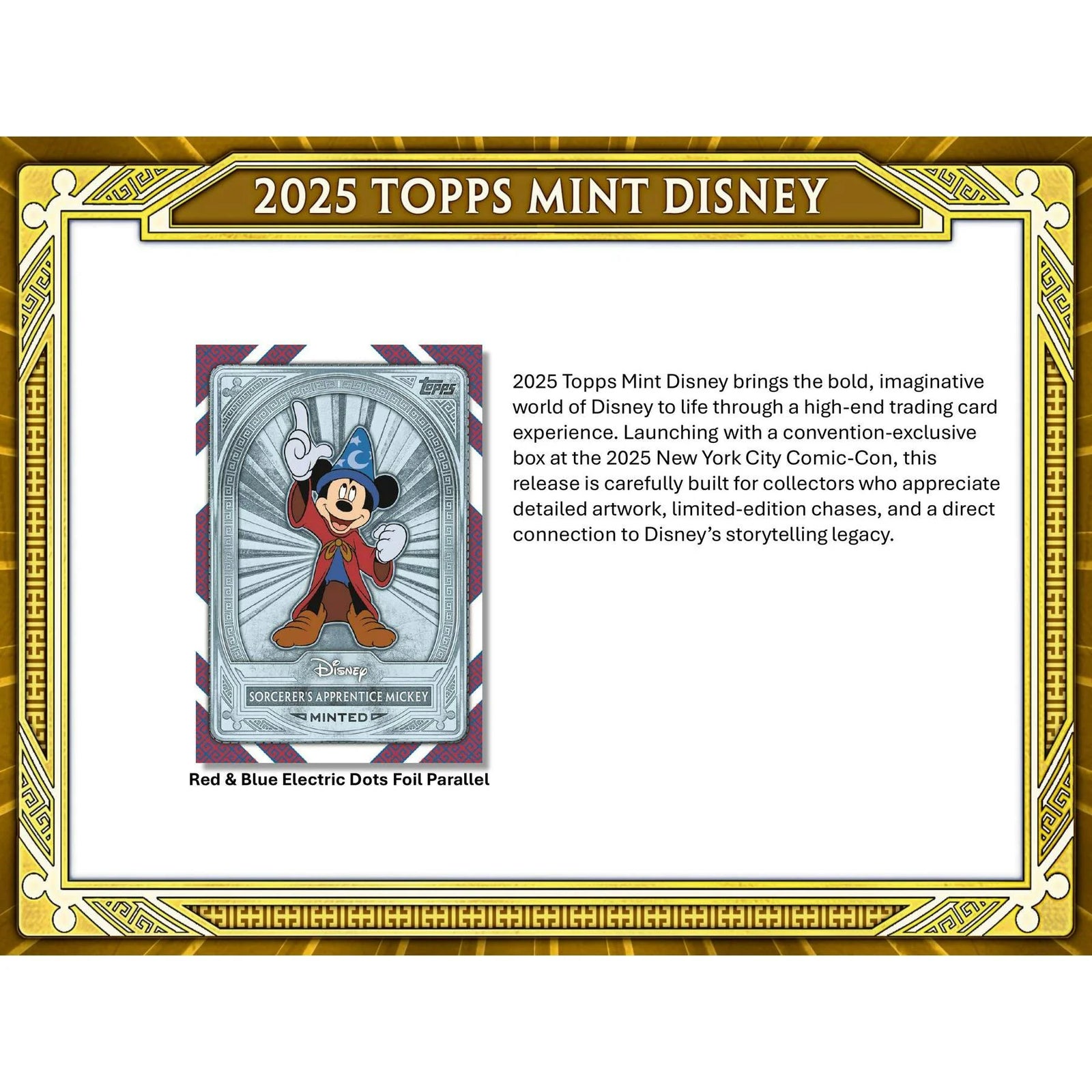 DRAFT - 2025 Topps Disney Mint Hobby 10-Box Case
