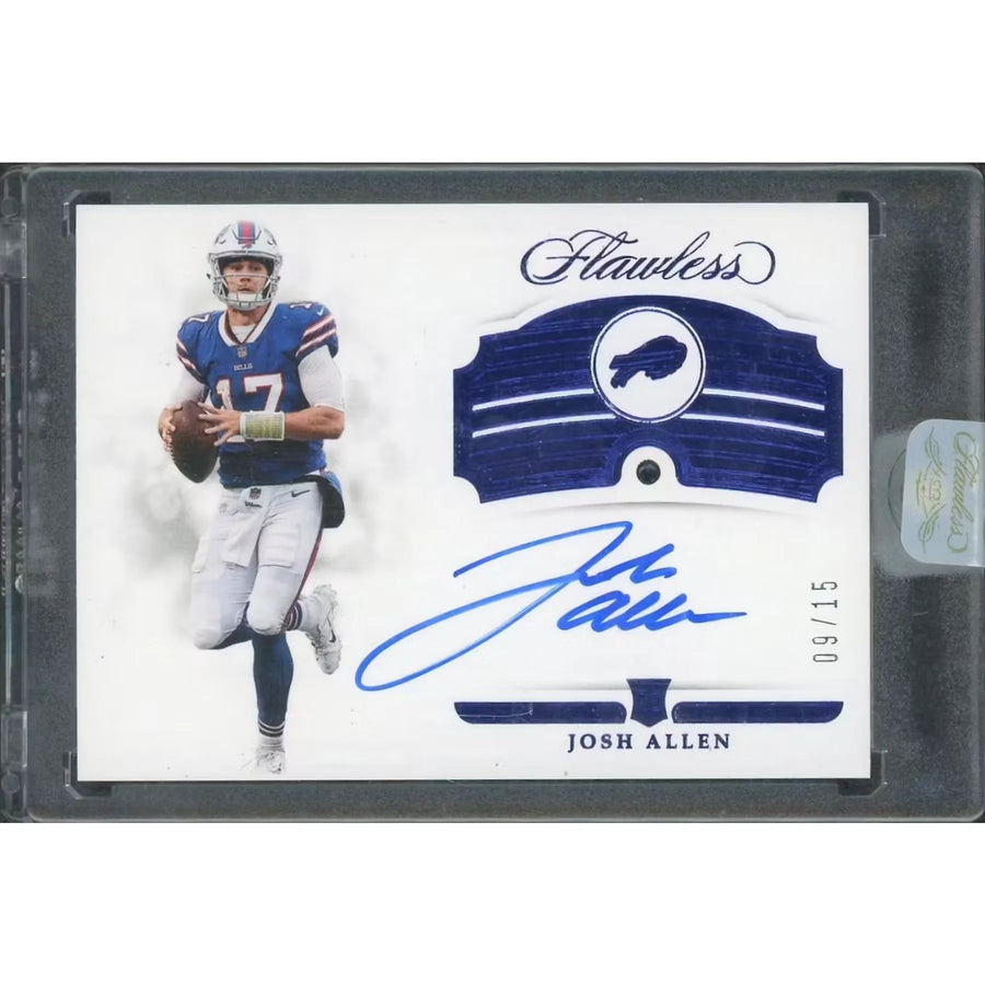 Josh Allen 2018 Panini Flawless Sapphire Rookie Auto |/15