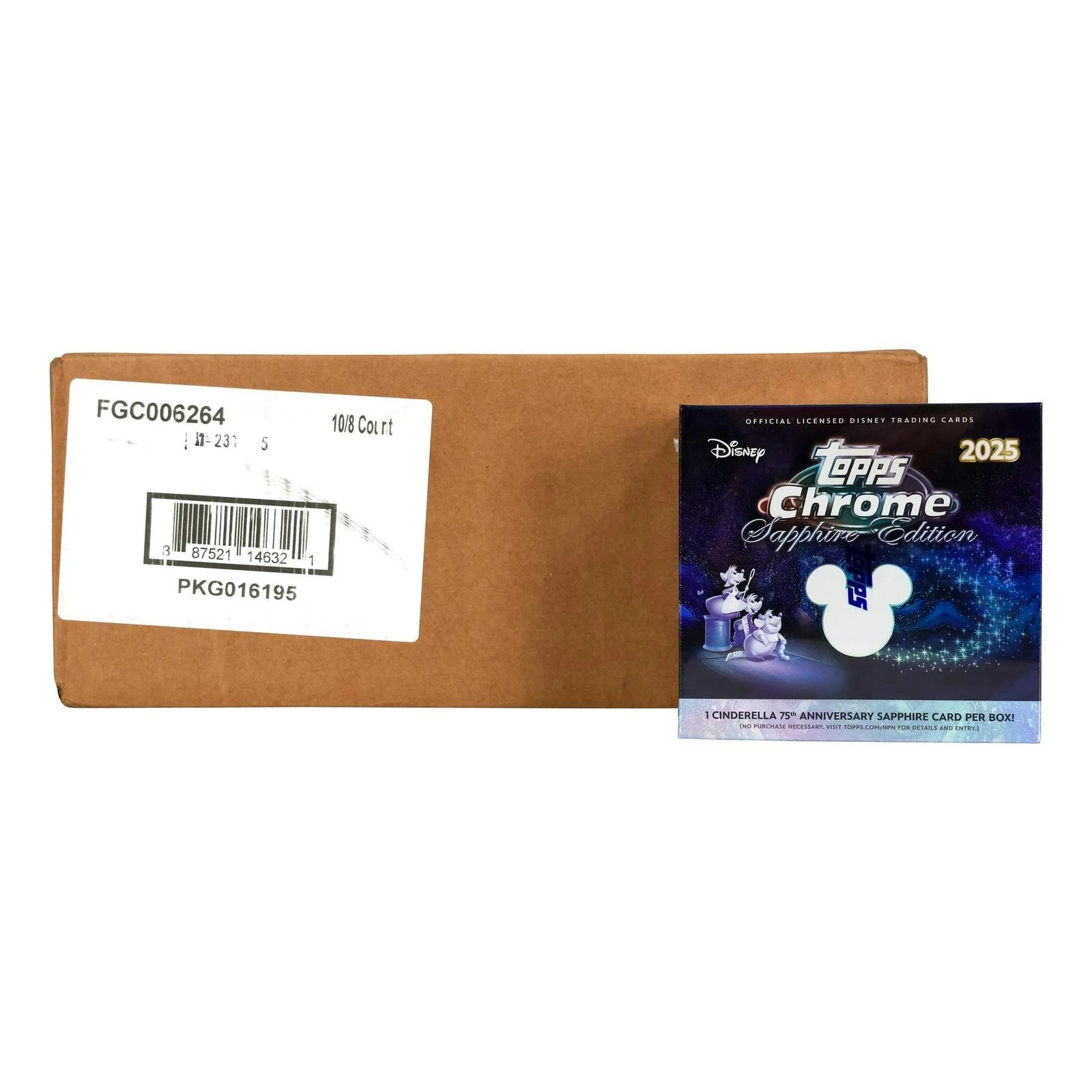 DRAFT - 2025 Topps Disney Chrome Sapphire Hobby 10-Box Case