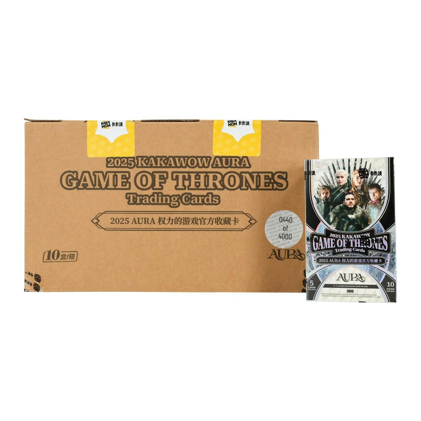 DRAFT - 2025 Kakawow Game of Thrones Aura Hobby 10-Box Case