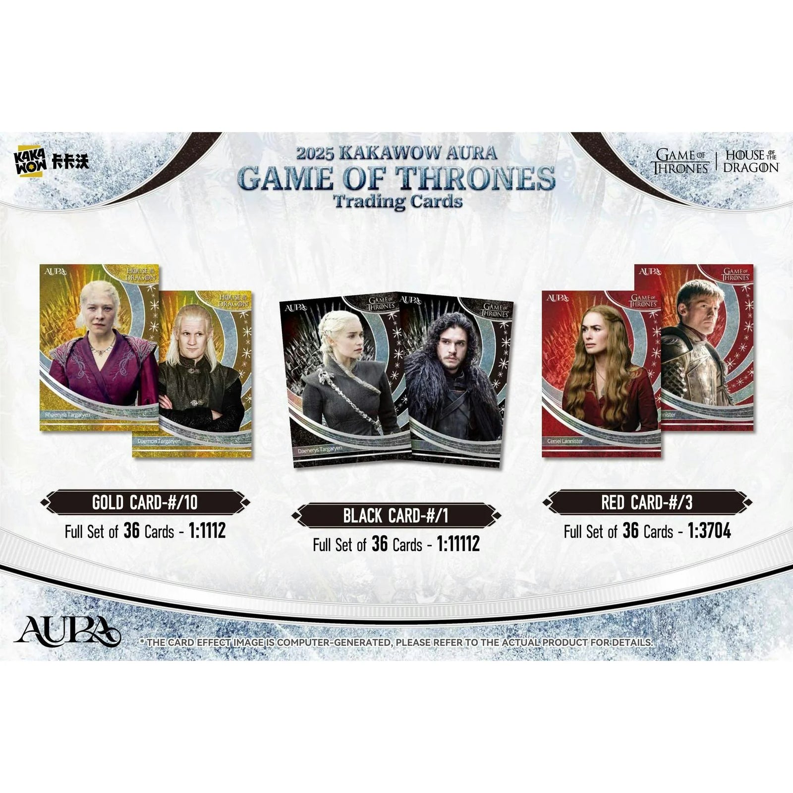 DRAFT - 2025 Kakawow Game of Thrones Aura Hobby 10-Box Case