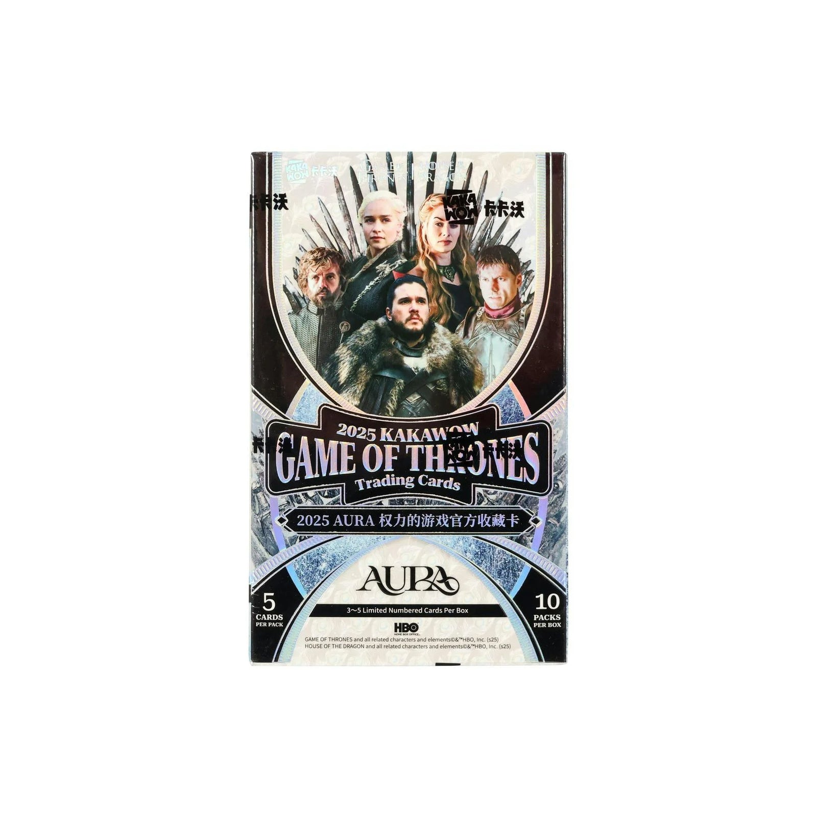 DRAFT - 2025 Kakawow Game of Thrones Aura Hobby 10-Box Case