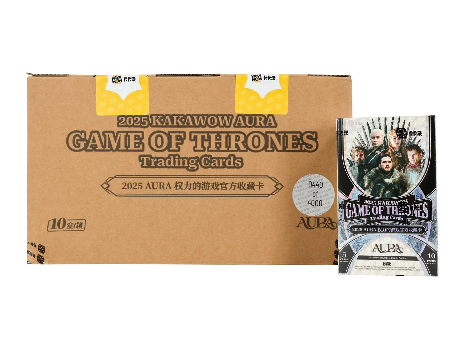 DRAFT - 2025 Kakawow Game of Thrones Aura Hobby 10-Box Case