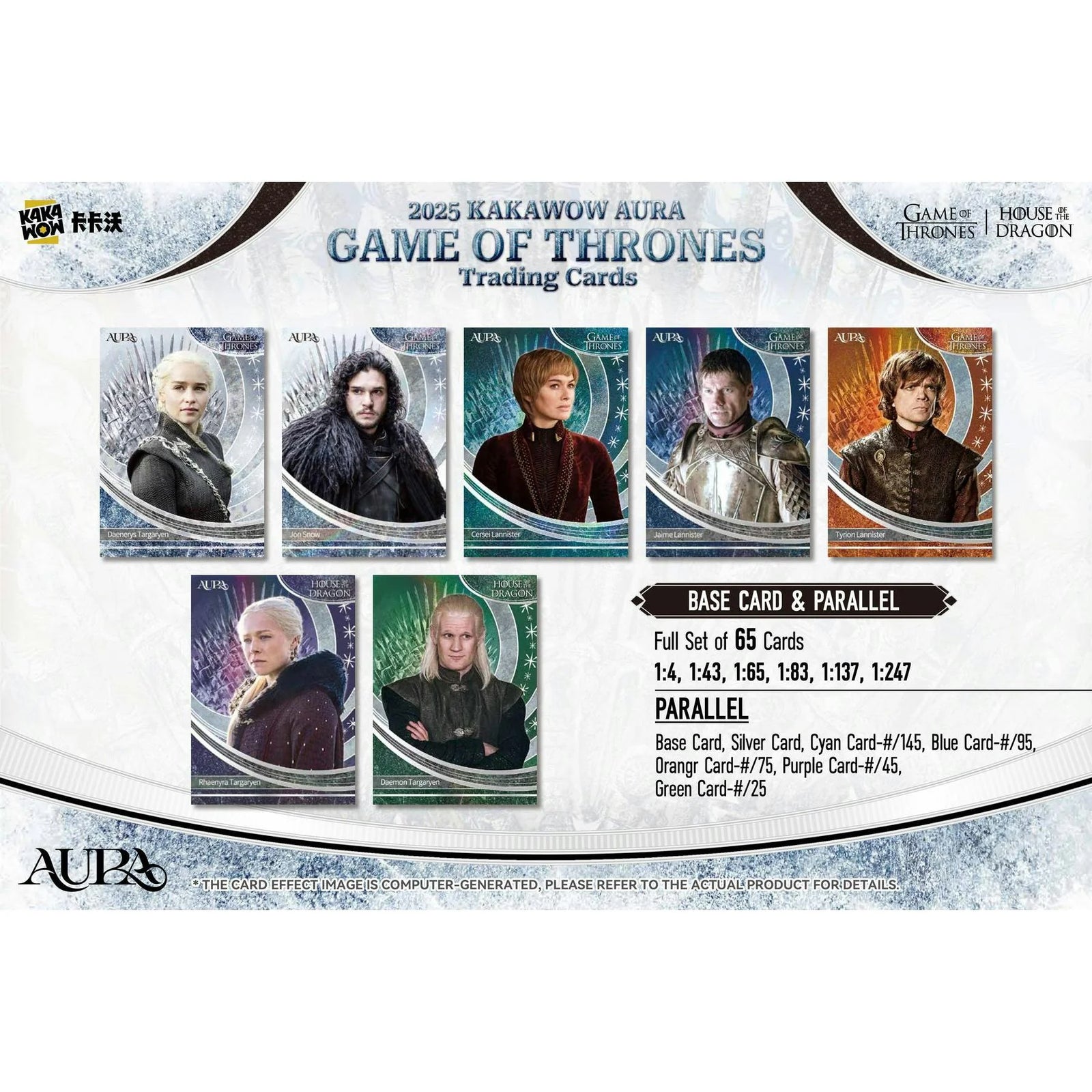DRAFT - 2025 Kakawow Game of Thrones Aura Hobby 10-Box Case