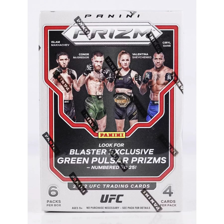 2022 Panini Prizm UFC Blaster Box Green Pulsar Prizms
