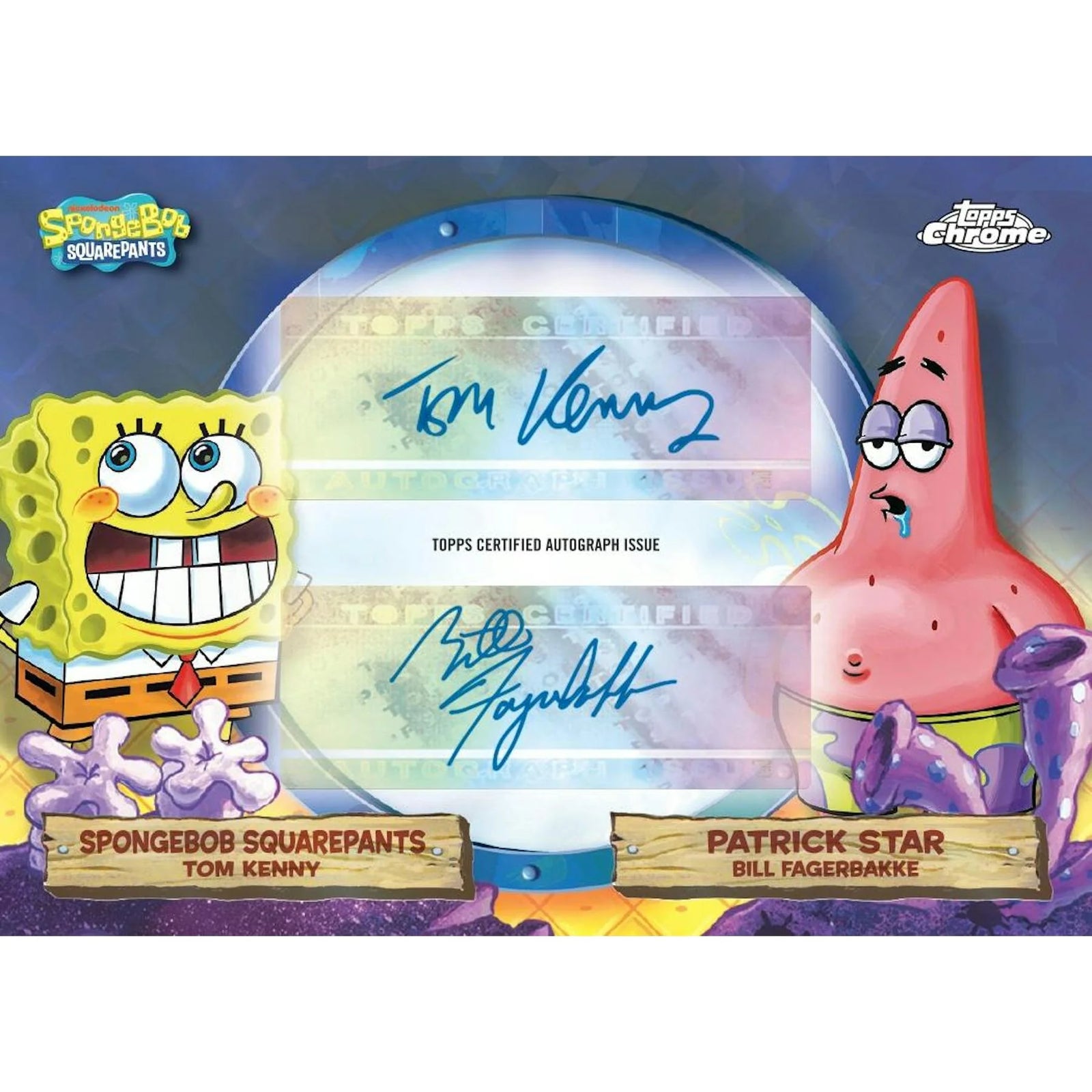 DRAFT - 2025 Topps SpongeBob SquarePants Chrome Sapphire Hobby 10-Box Cas | dacardworld:BVAW1017OU