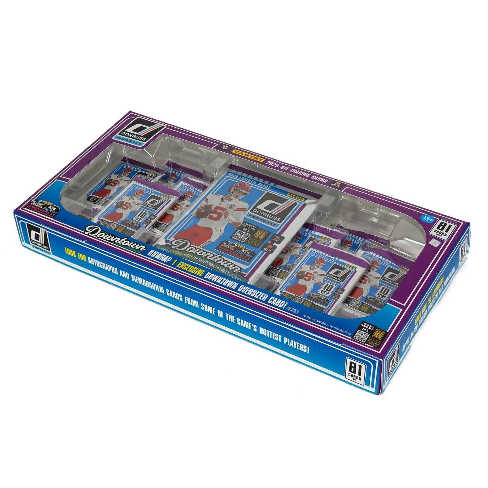DRAFT - 2025 Panini Donruss Football Bundle Box (Oversized Downtown Card!)