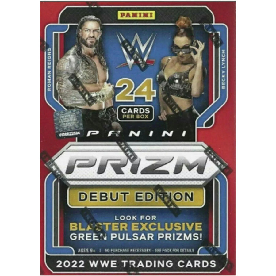 DRAFT - Just In 2022 Panini WWE Prizm Wrestling Blaster Box (Green Pulsar Prizms!)