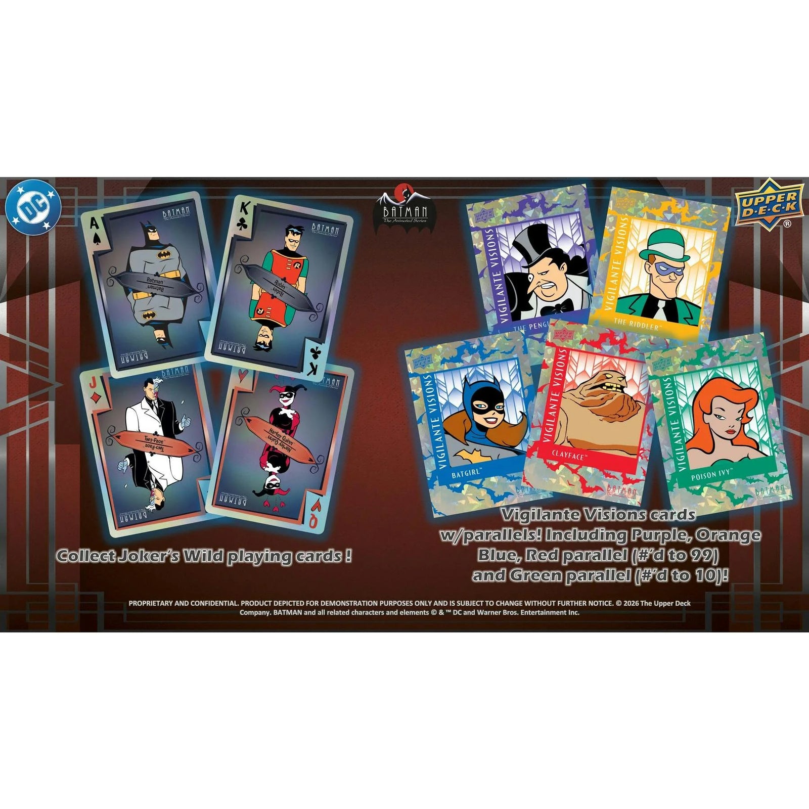 DRAFT - 2026 Upper Deck Batman The Animated Series Hobby Box | dacardworld:BVB30K5KU6