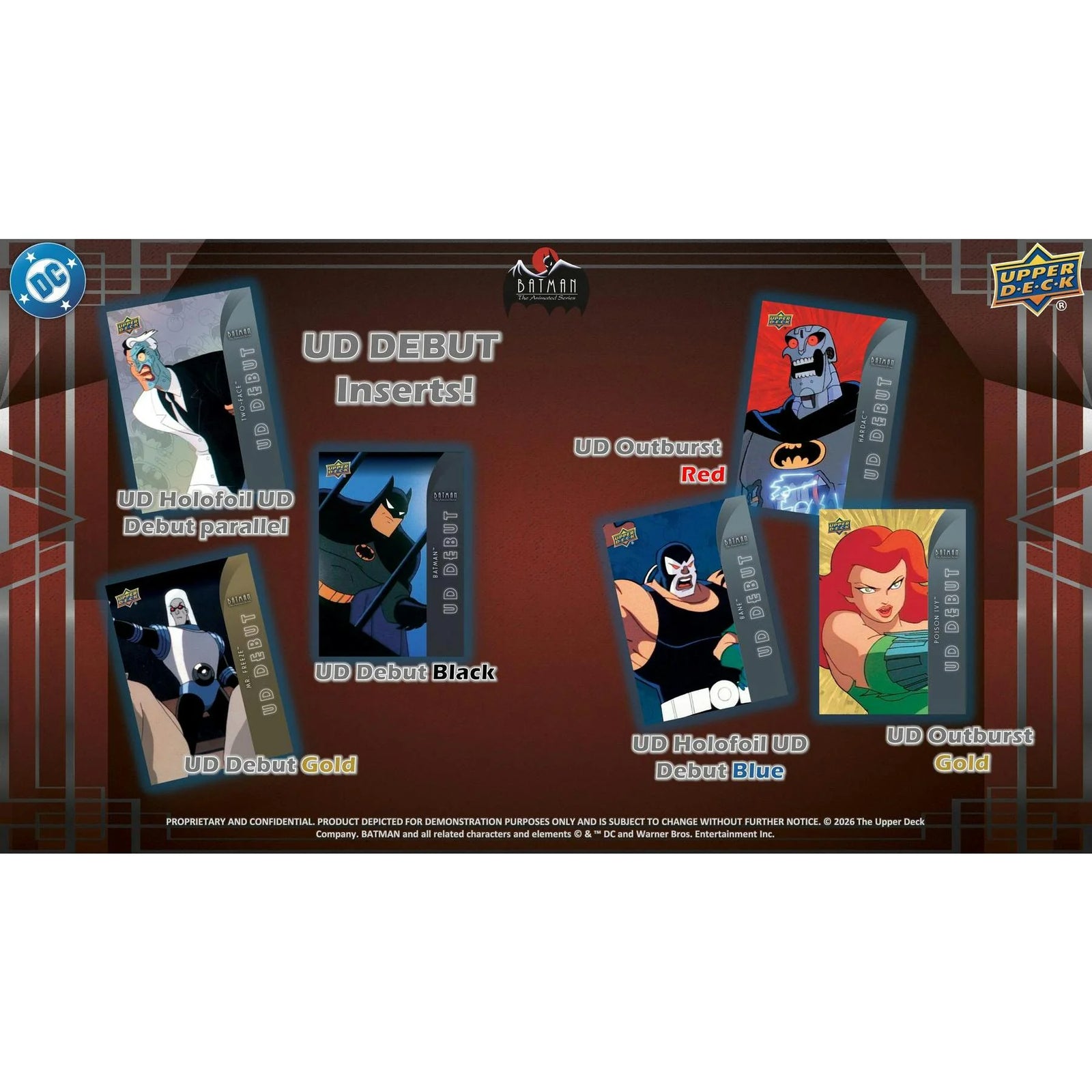 DRAFT - 2026 Upper Deck Batman The Animated Series Hobby Box | dacardworld:BVB30K5KU6