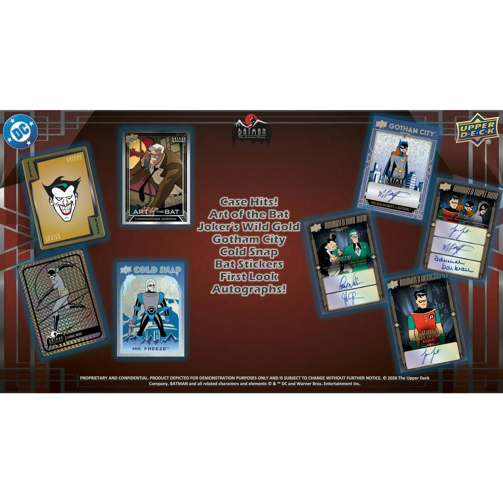 DRAFT - 2026 Upper Deck Batman The Animated Series Hobby Box | dacardworld:BVB30K5KU6