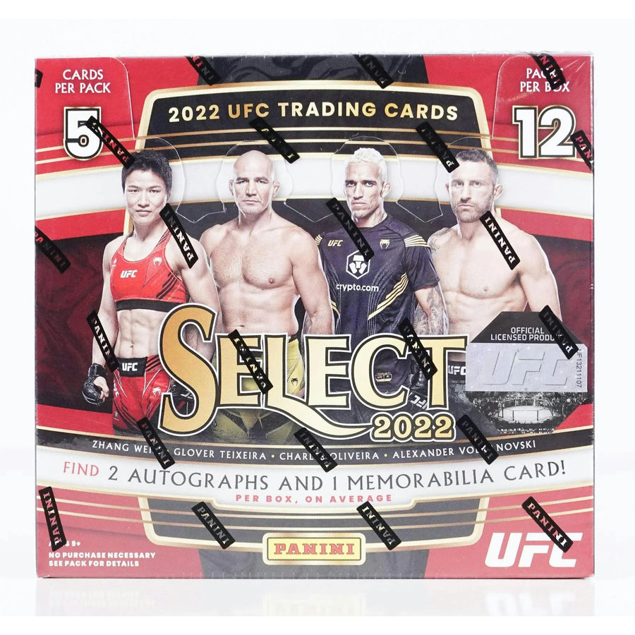 DRAFT - Just In 2022 Panini Select UFC Hobby Box