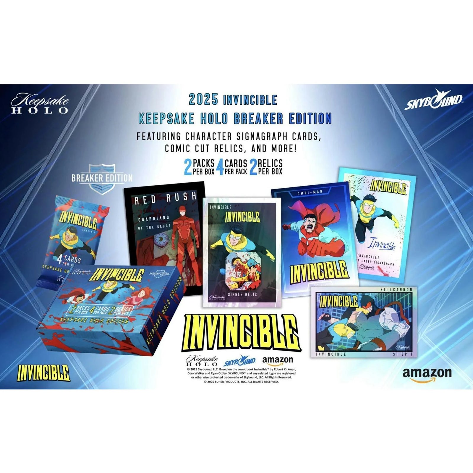 DRAFT - Invincible 1st Edition Season 1 Holo Breaker Edition 10-Box Case