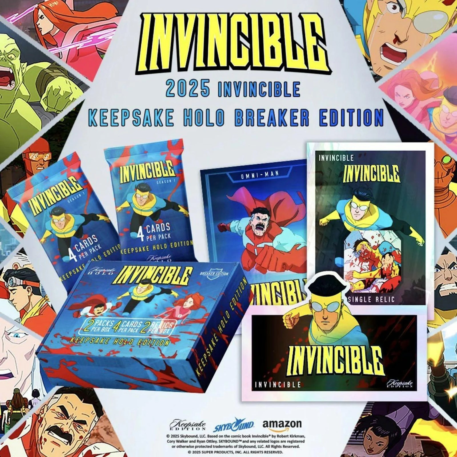 DRAFT - Invincible 1st Edition Season 1 Holo Breaker Edition 10-Box Case