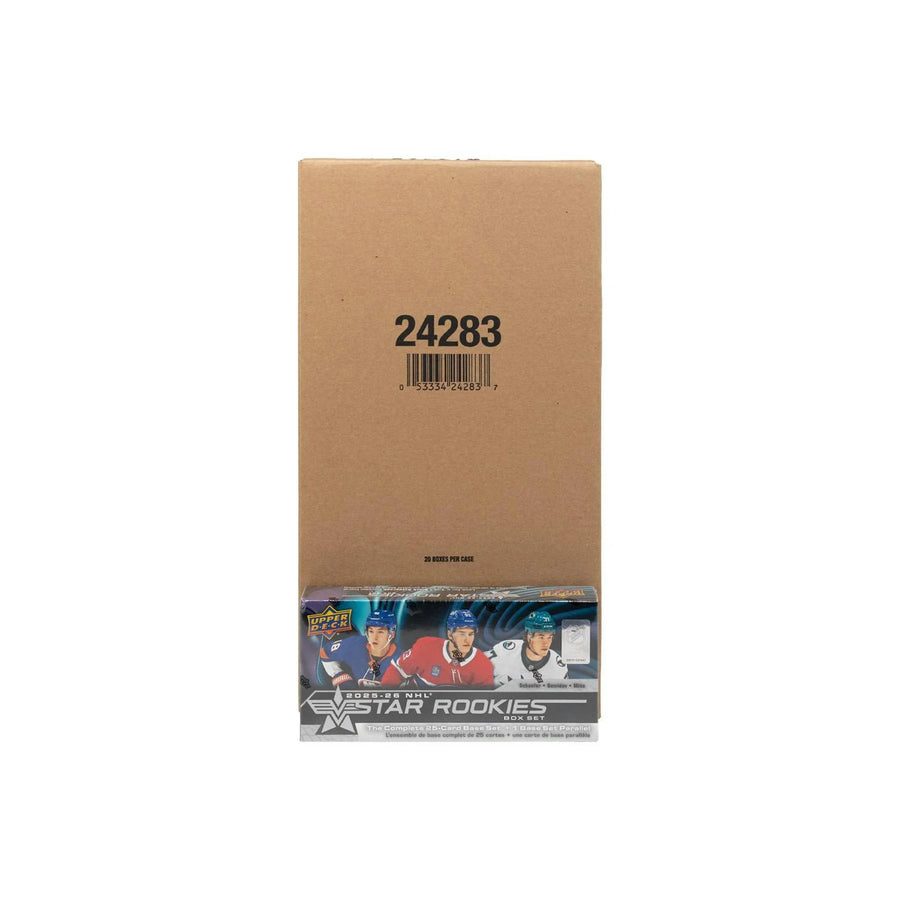 DRAFT - New 2025/26 Upper Deck NHL Star Rookies Box 20-Set Case