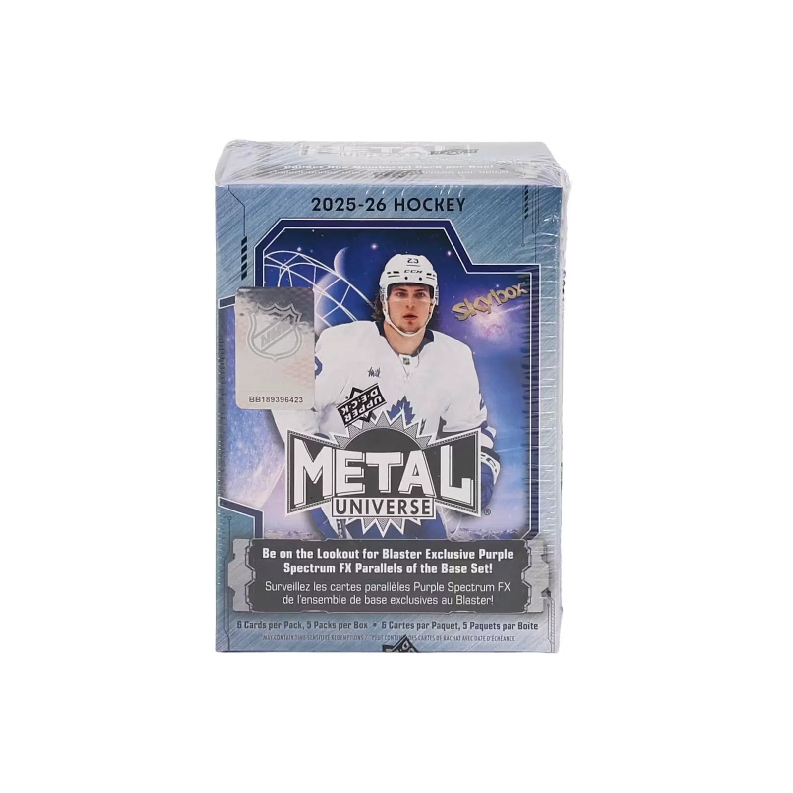 2025 26 Upper Deck Skybox Metal Universe Hockey Blaster Box