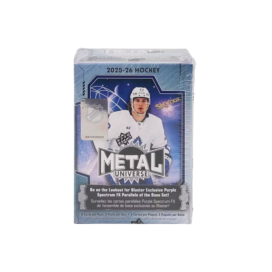 2025 26 Upper Deck Skybox Metal Universe Hockey Blaster Box