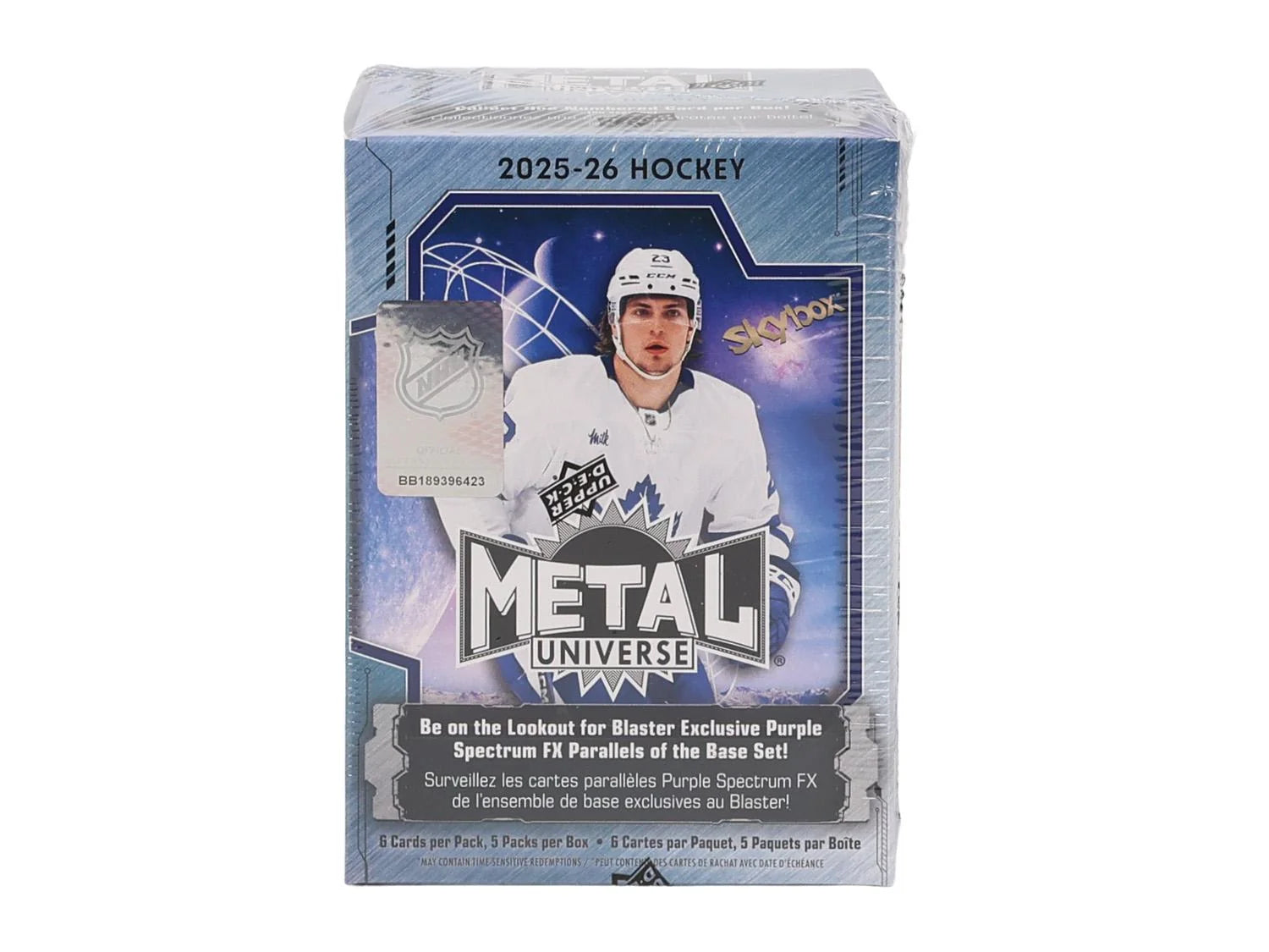 2025 26 Upper Deck Skybox Metal Universe Hockey Blaster Box