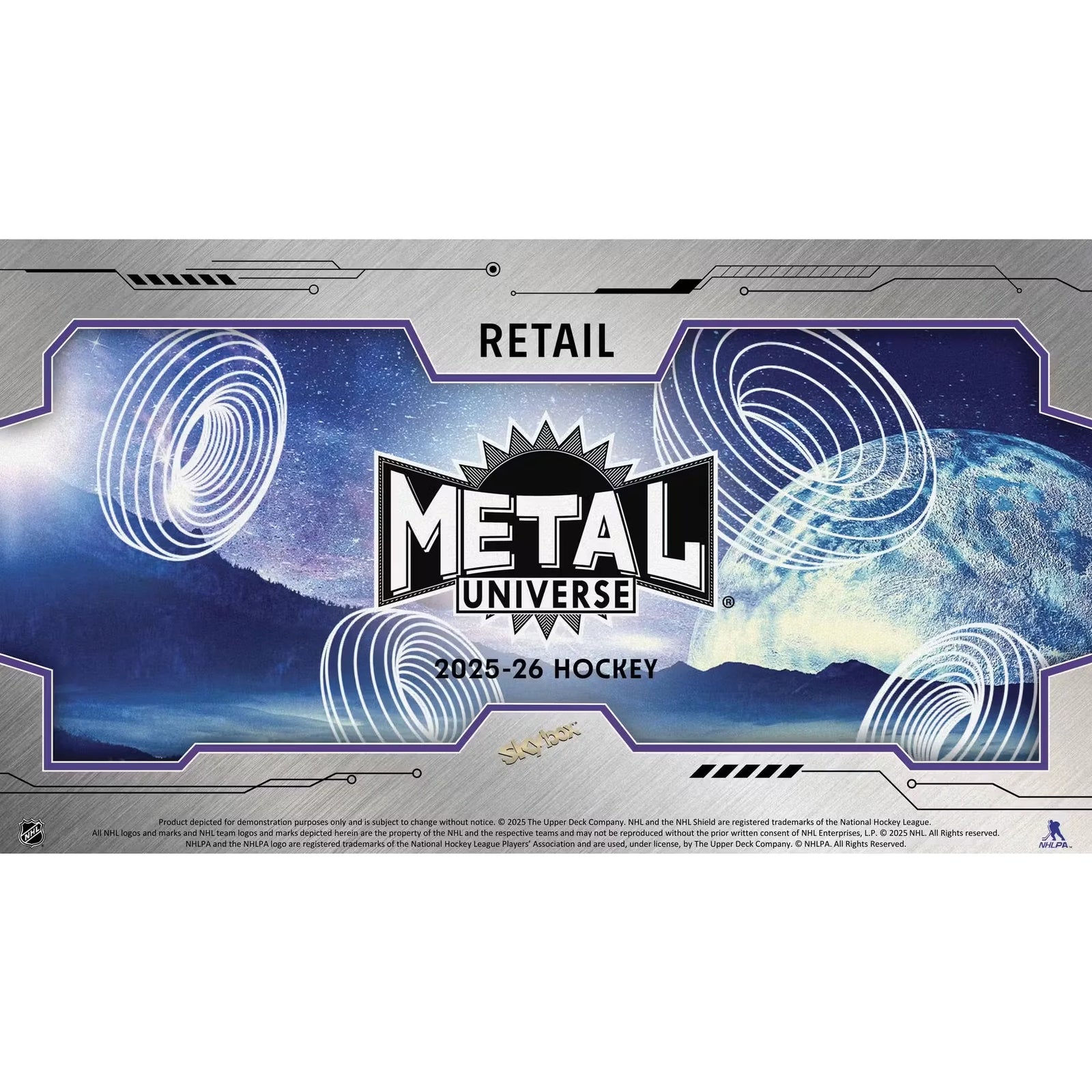 2025 26 Upper Deck Skybox Metal Universe Hockey Blaster Box