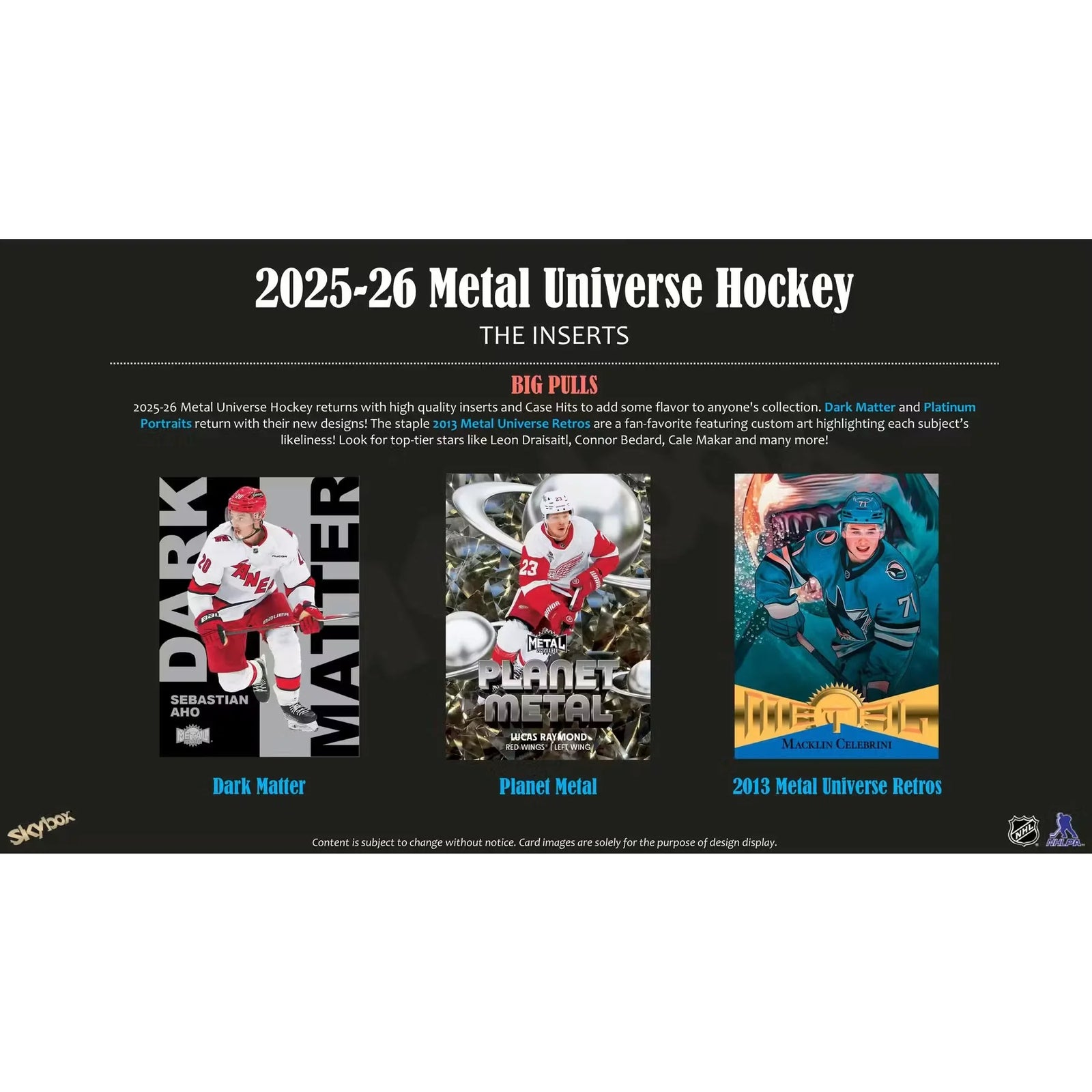 2025 26 Upper Deck Skybox Metal Universe Hockey Blaster Box