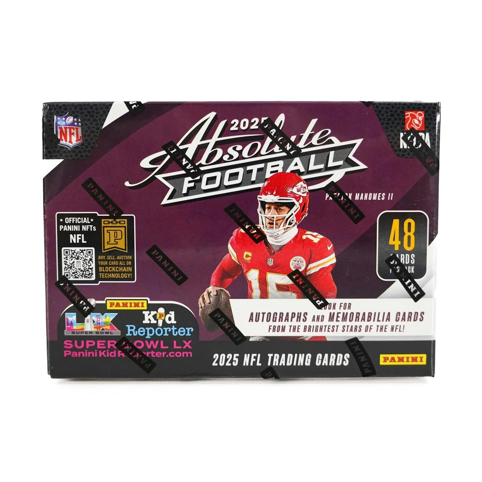 DRAFT - 2025 Panini Absolute Football Blaster Box (Green Parallels!) (Purple Box)