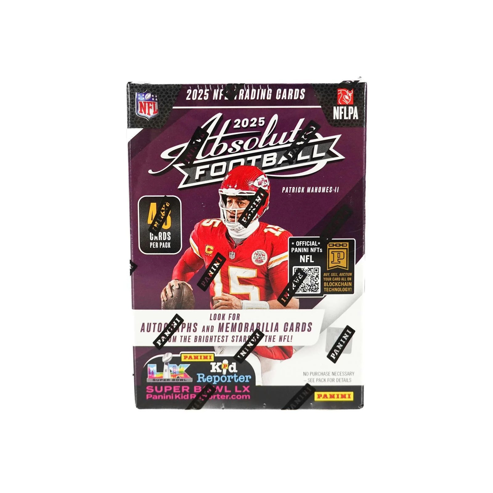 DRAFT - 2025 Panini Absolute Football Blaster Box (Green Parallels!) (Purple Box)