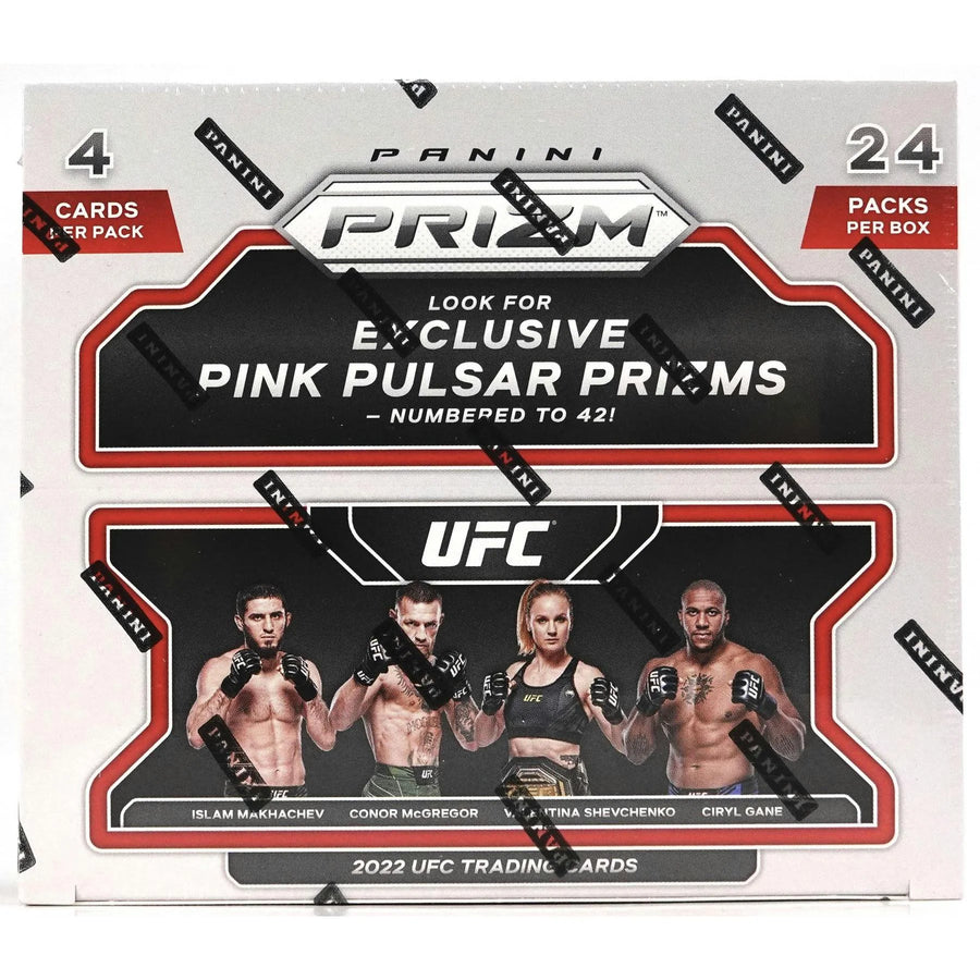 DRAFT - Just In 2022 Panini Prizm UFC 24-Pack Retail Box (Pink Pulsar Prizms!)