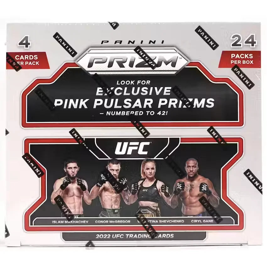 2022 Panini Prizm UFC 24-Pack Retail Box (Pink Pulsar Prizms!)