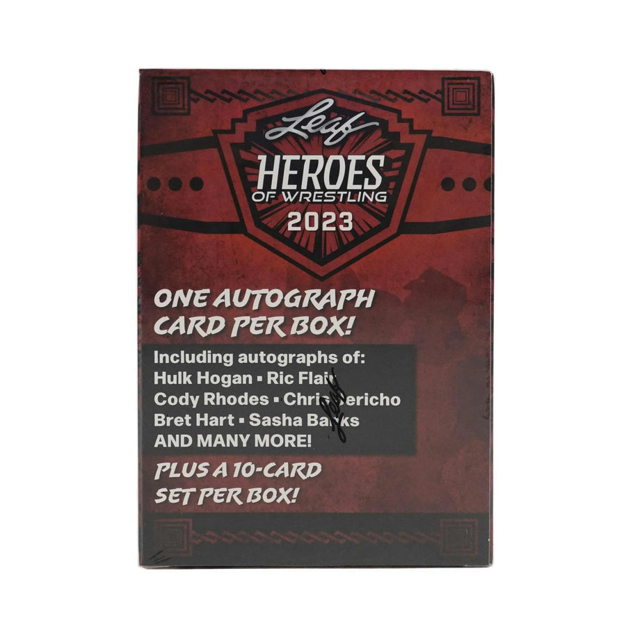 DRAFT - Just In 2023 Leaf Heroes of Wrestling Blaster Box (Reed Buy)