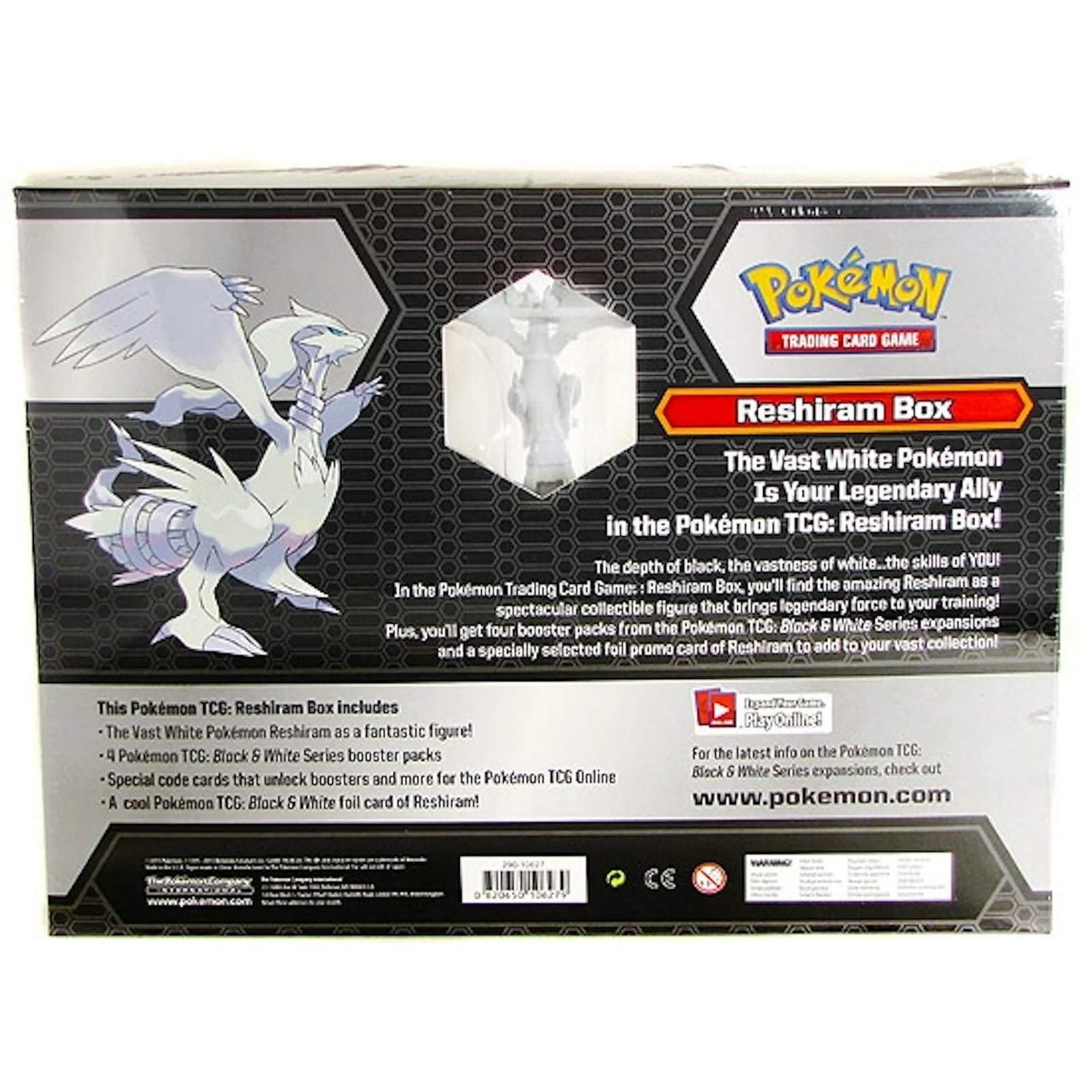 DRAFT - Pokemon Black & White Reshiram Gift Box | 4 BW1 Base Set Booster Packs