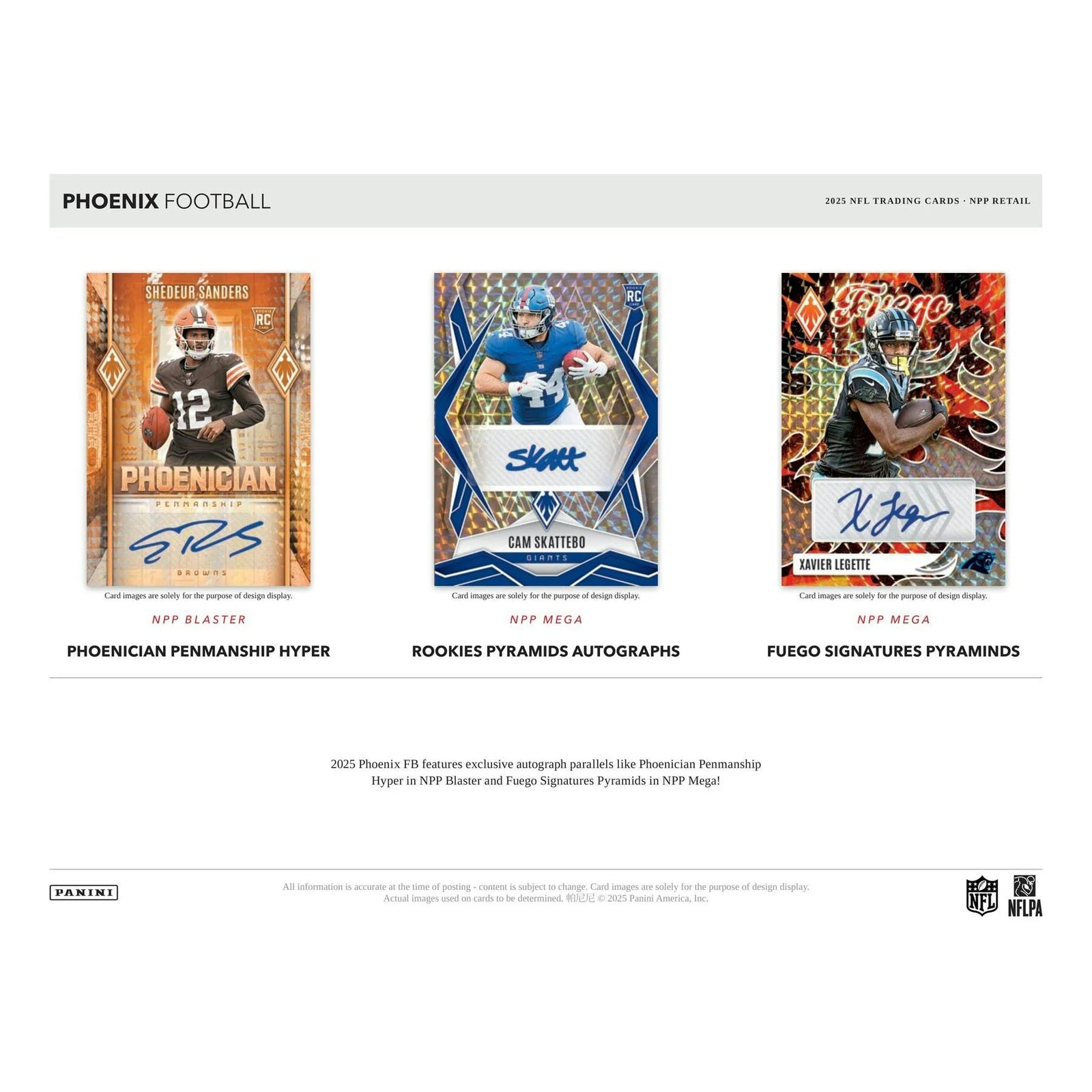 DRAFT - 2025 Panini Phoenix Football Blaster Box (Hyper Parallels!)