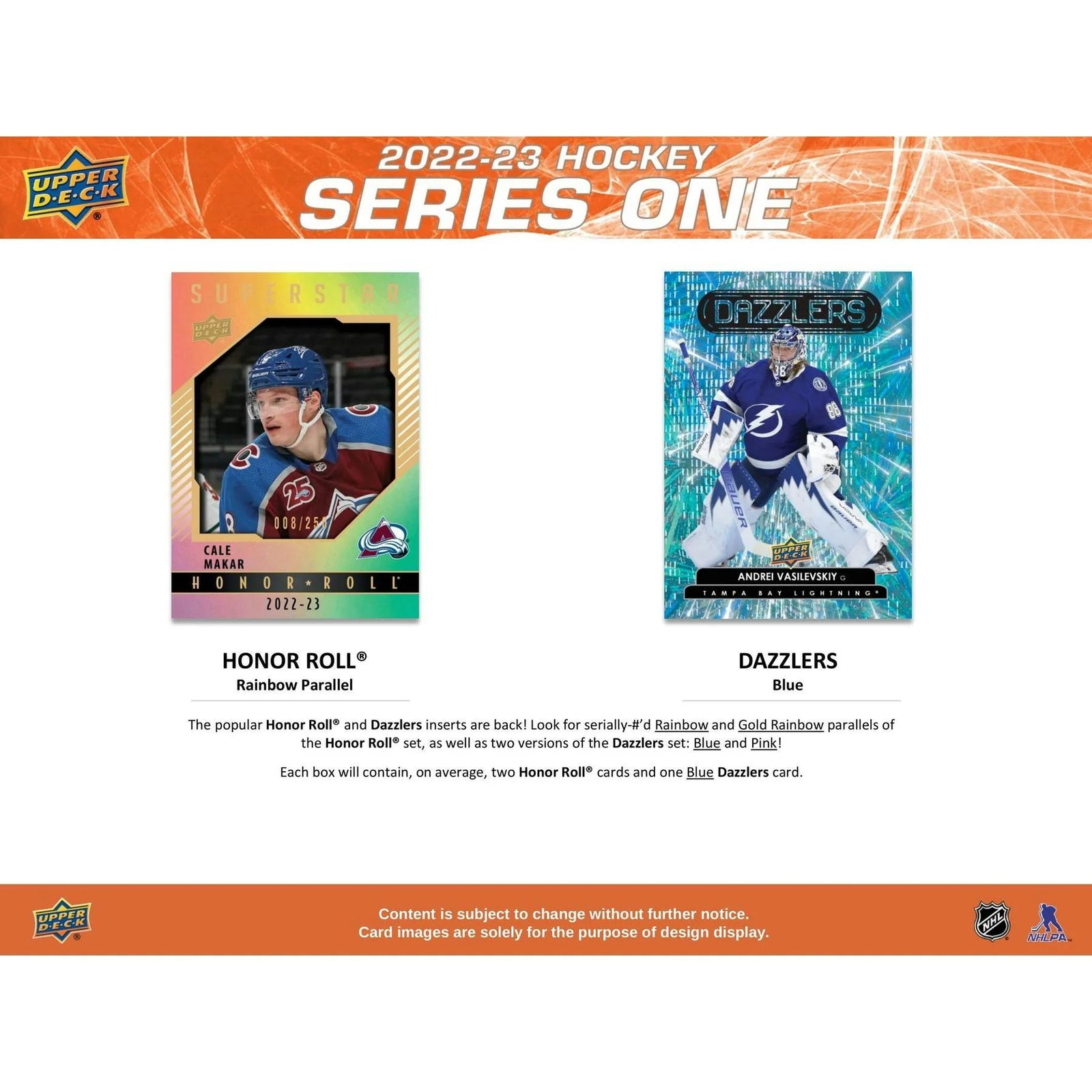 DRAFT - 2022/23 Upper Deck Series 1 Hockey Hobby 12-Box Case | dacardworld:BVBC0U4VBF